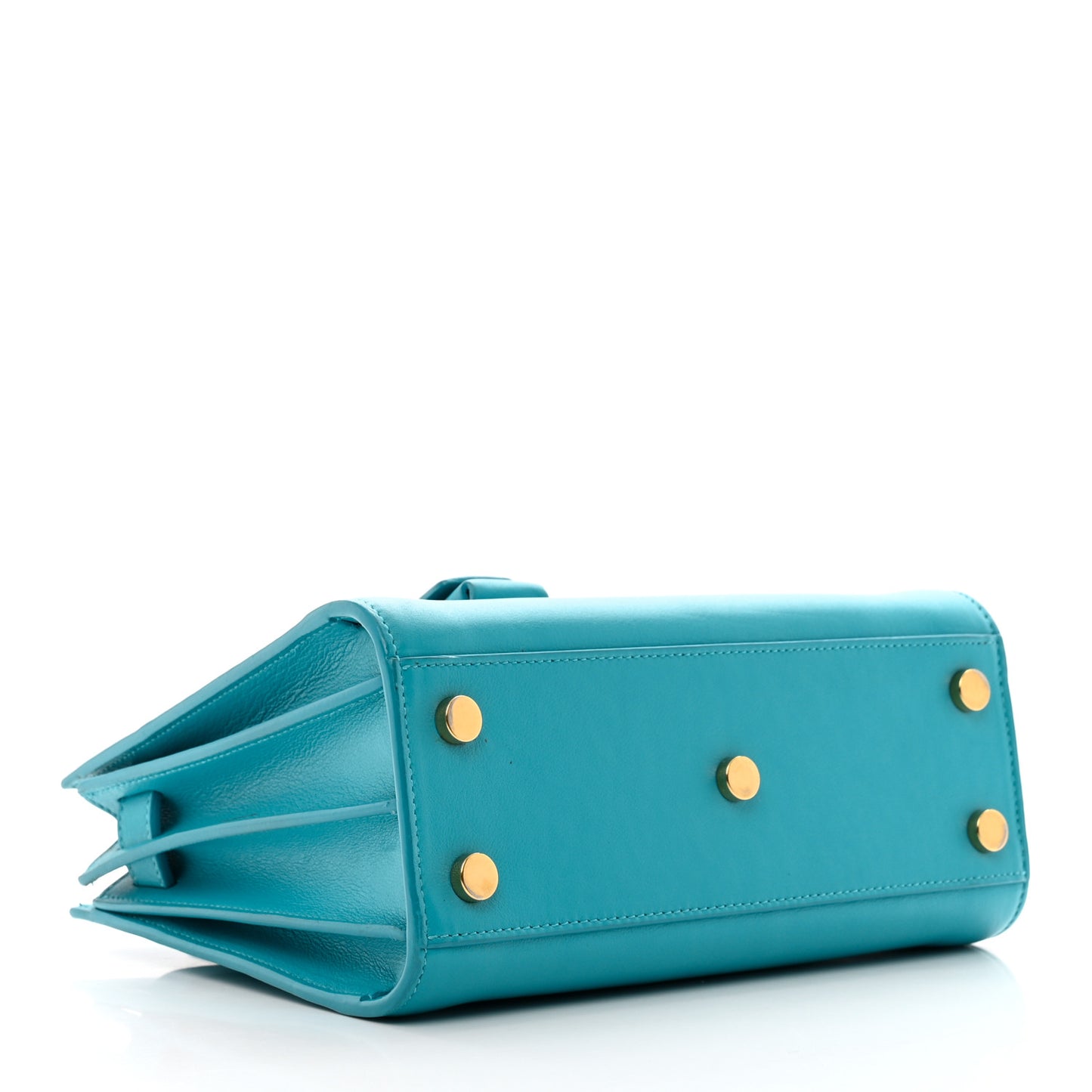 Calfskin Nano Sac De Jour Turquoise