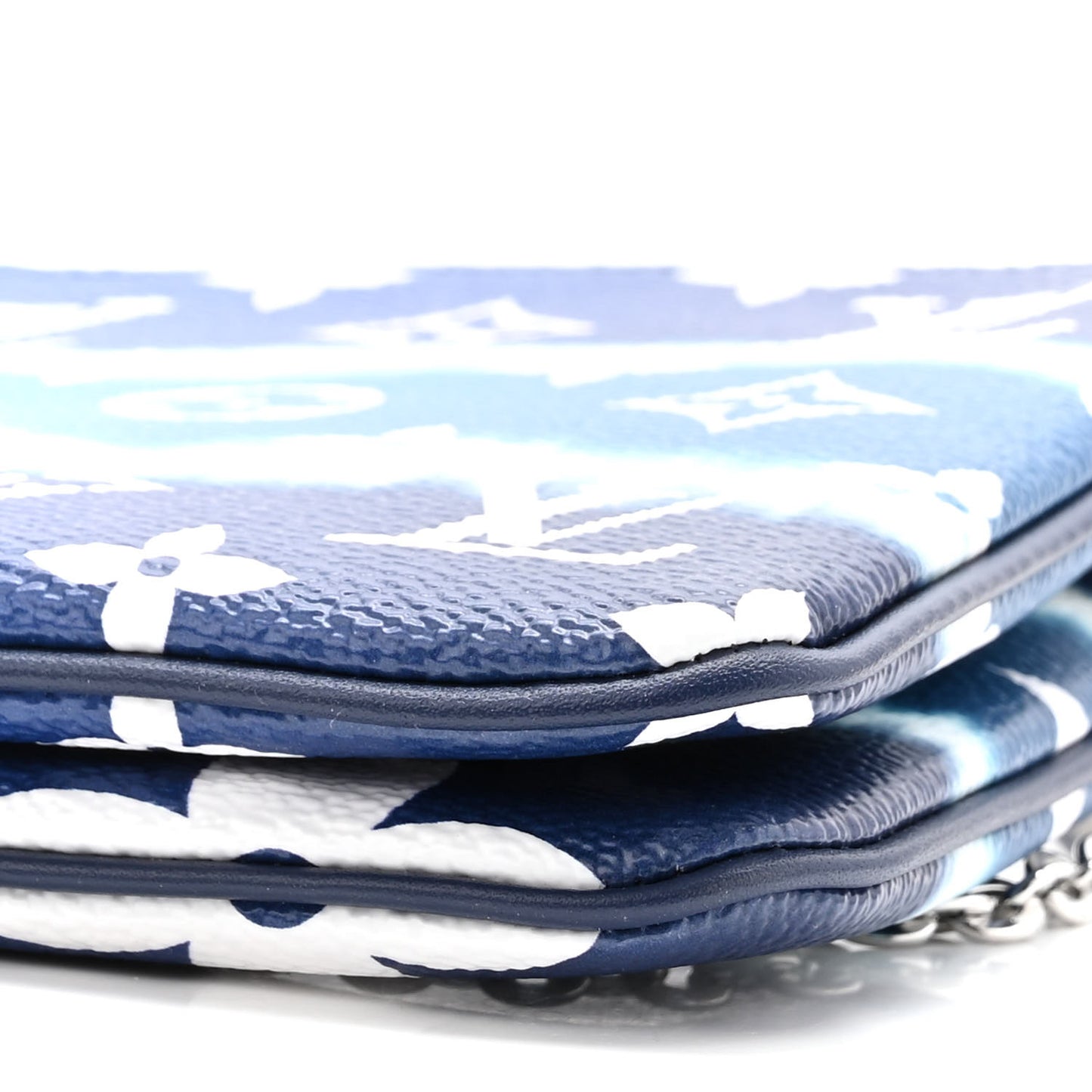 Monogram Giant Escale Double Zip Pochette Blue