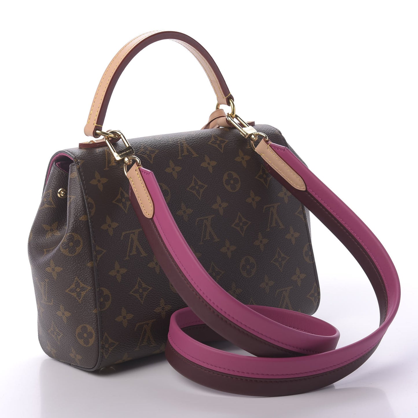 Monogram Cluny BB Bordeaux Fuchsia