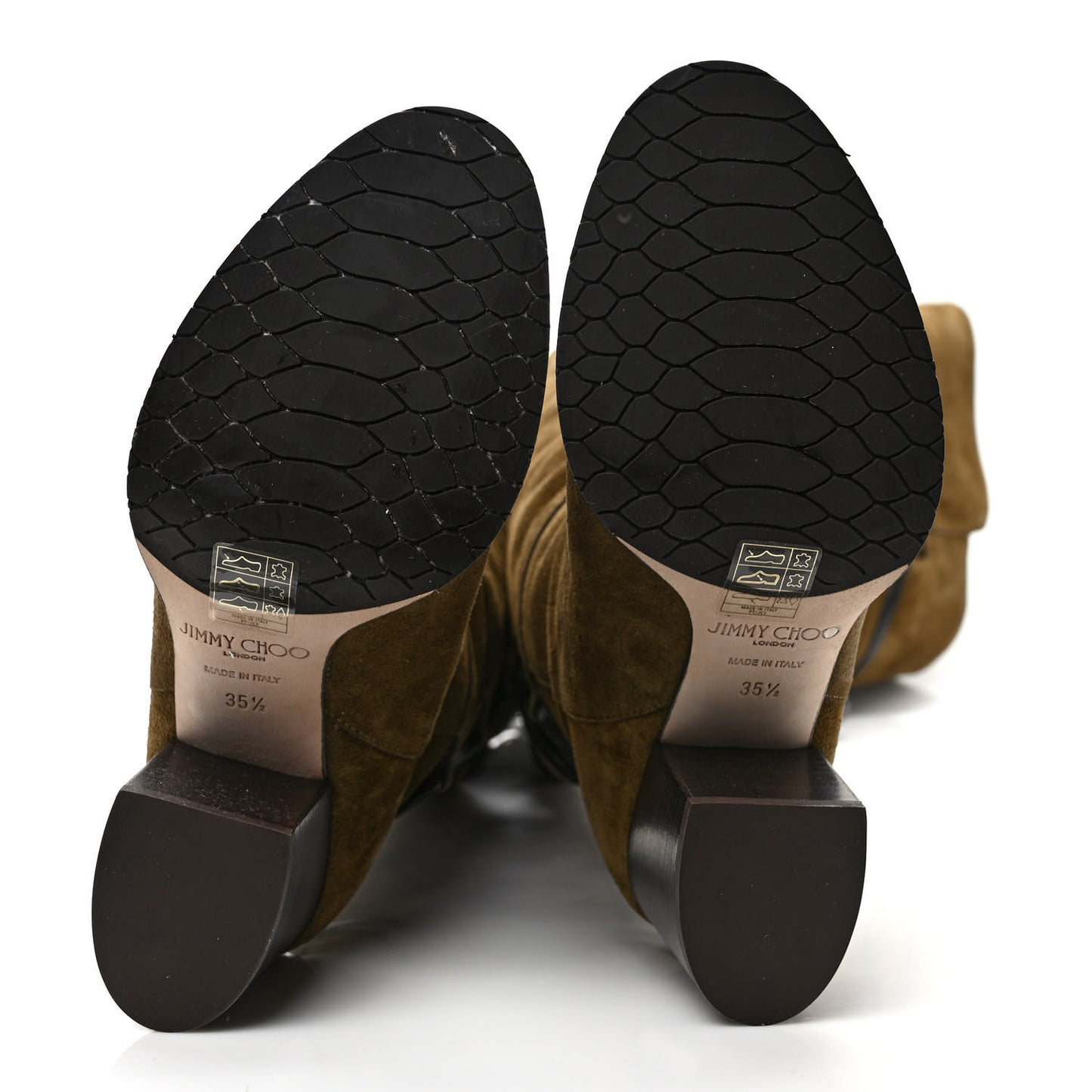 Suede Mayfair 65 Boots 35.5 Olive
