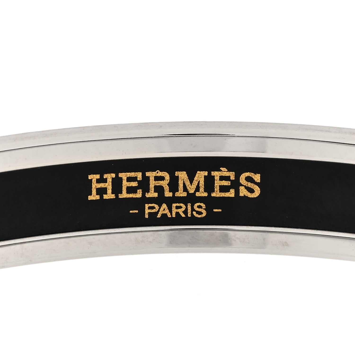 Hermes Enamel Printed Narrow Caleche Bracelet 62 Bleu Lin 4 of 5