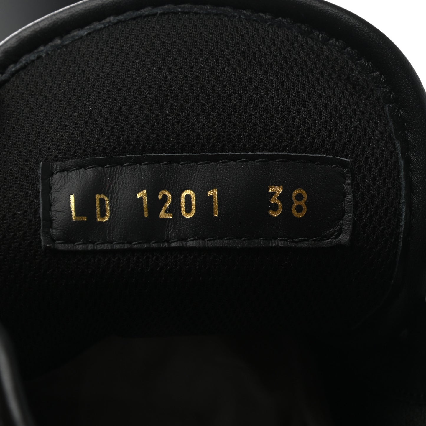 Canvas LV Squad Sneaker Boots 38 Black