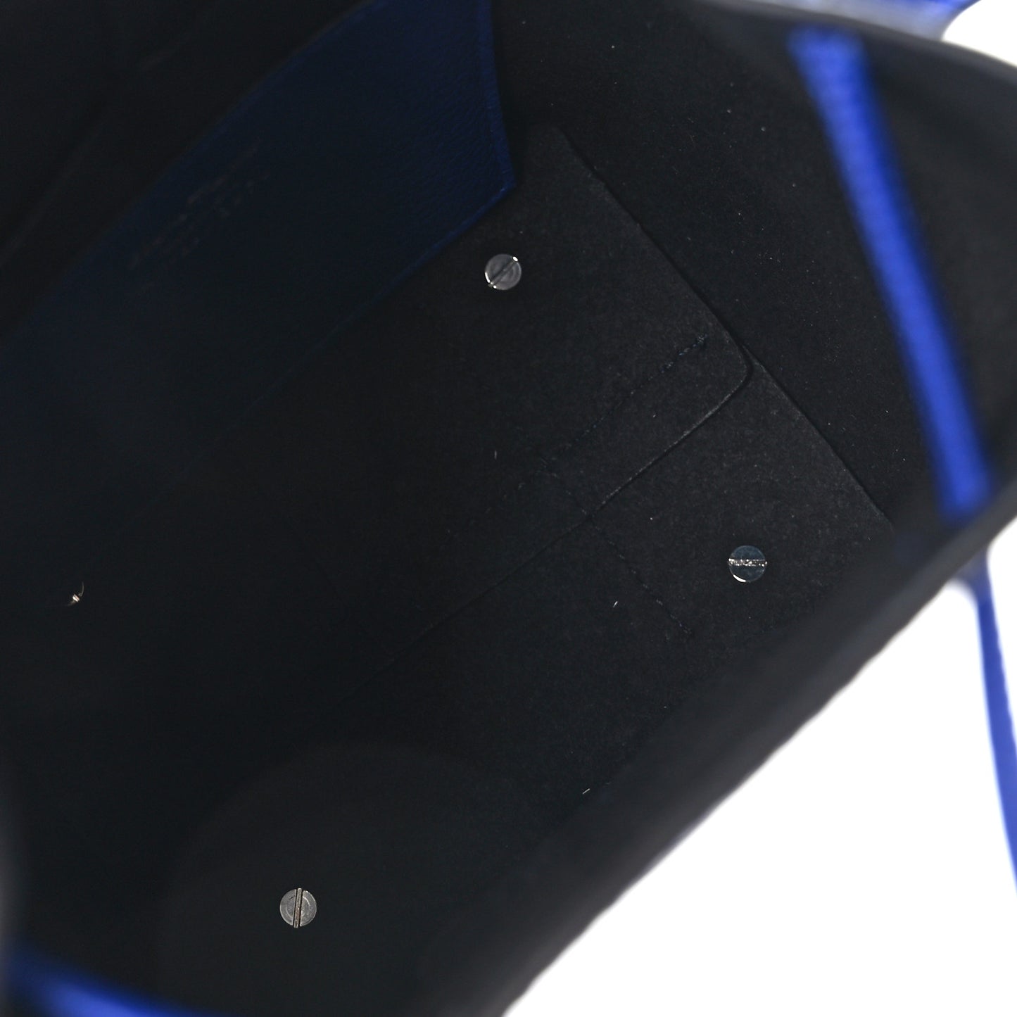 Grained Calfskin Mini Gancino Bucket Bag Bluette