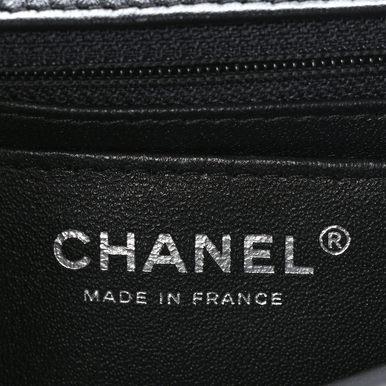 Chanel Lambskin Quilted Mini Rectangular Flap Black 6 of 11
