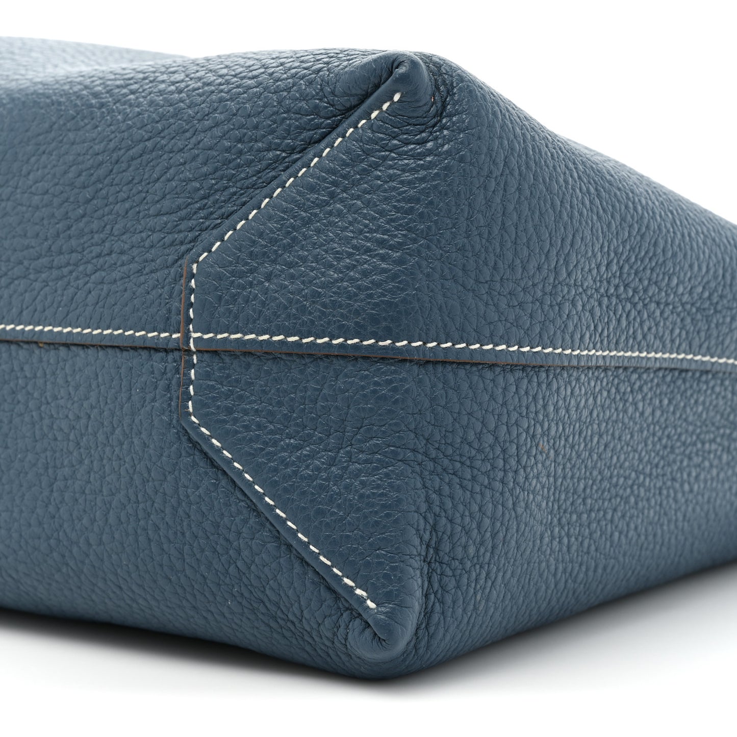 Taurillon Clemence Double Sens 36 Reversible Tote Menthe Colvert