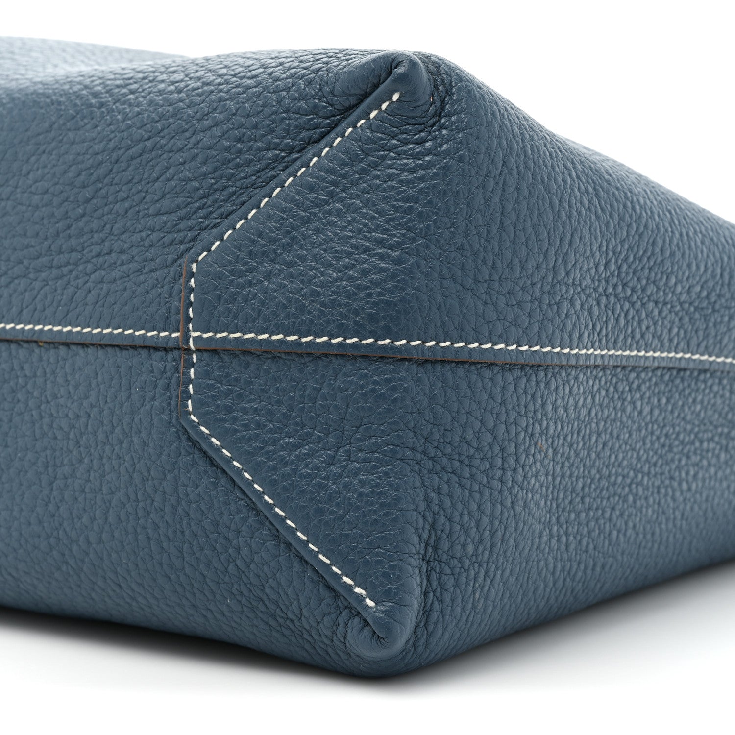 Hermes Taurillon Clemence Double Sens 36 Reversible Tote Menthe Colvert 11 of 20