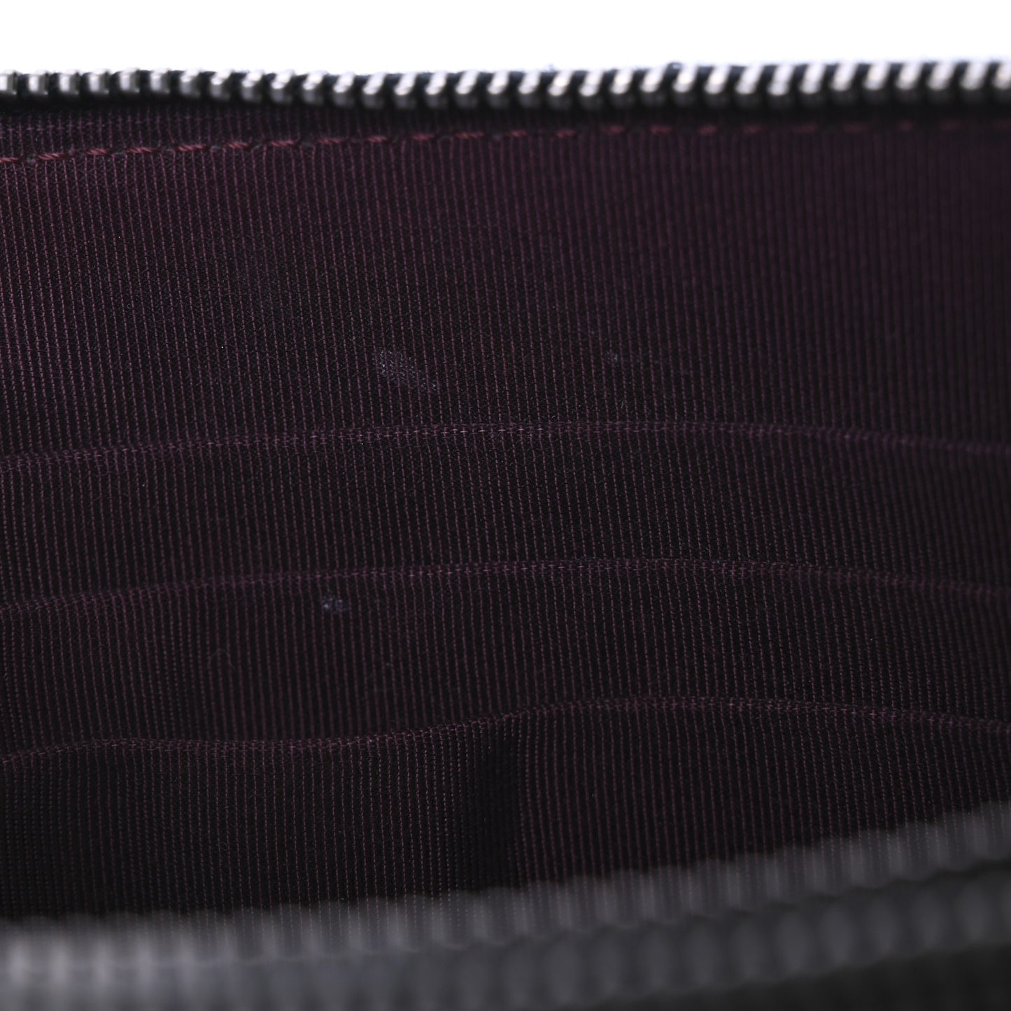 Lambskin Chevron Quilted Small Clutch With Chain Black