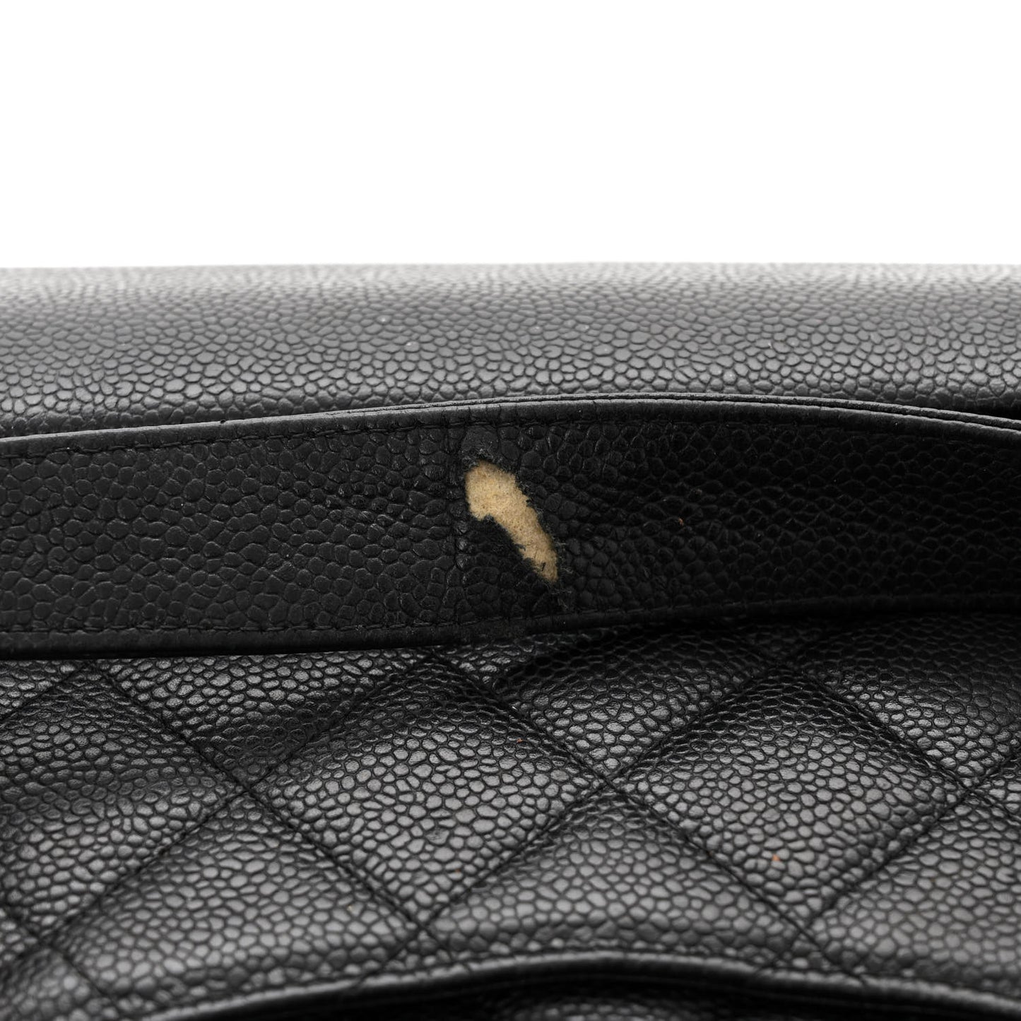 Caviar Quilted Petit Shopping Tote PST Black
