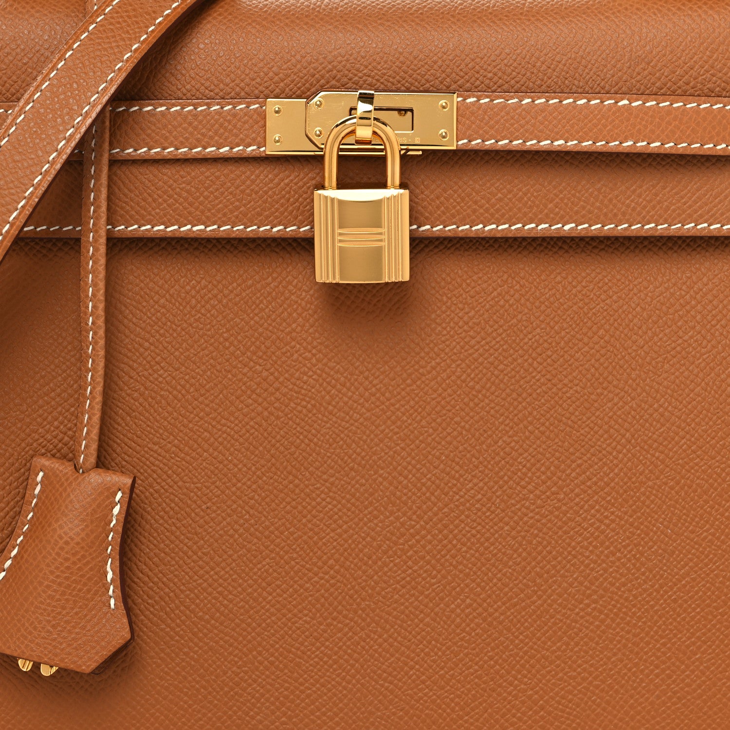 Hermes Epsom Kelly Sellier 25 Gold 8 of 11