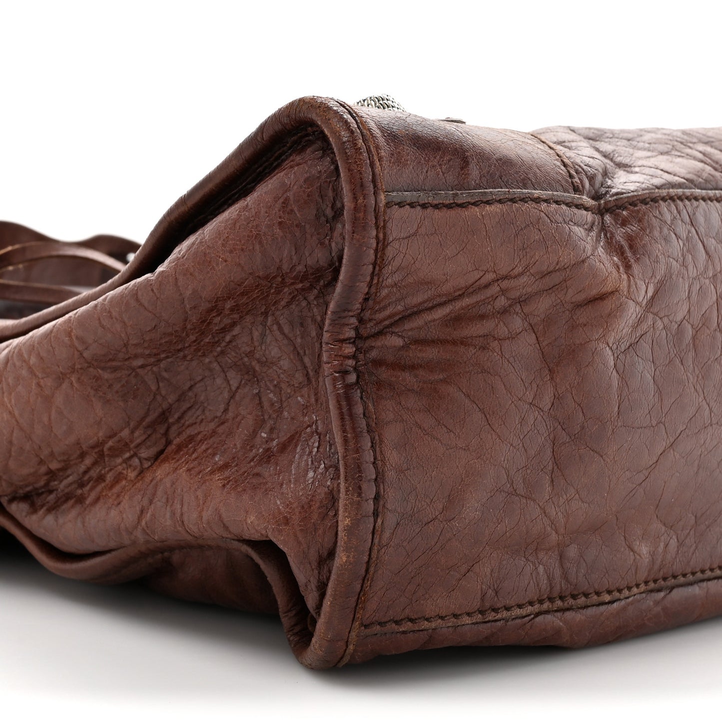 Agneau Giant 21 Silver Hardware City Castagna