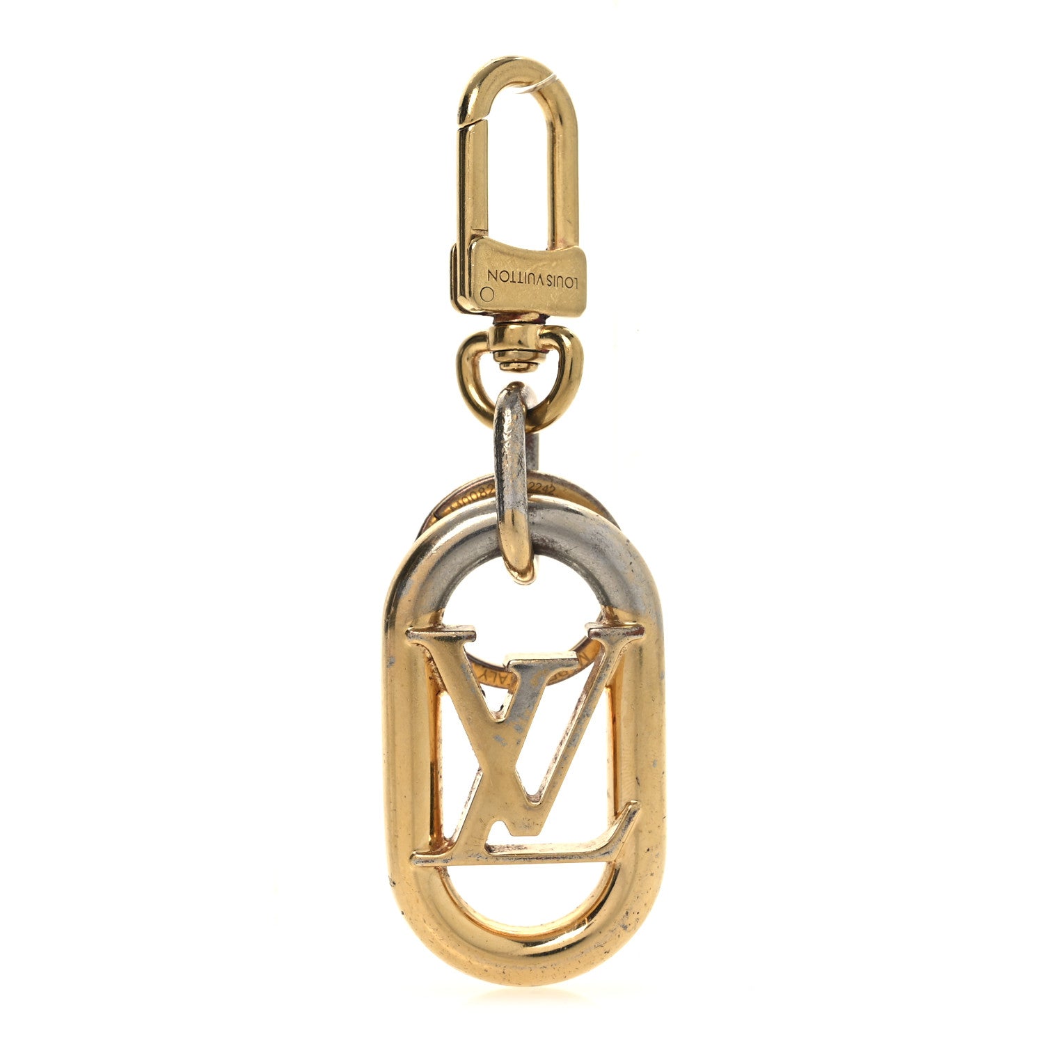 Louis Vuitton LV Link Bag Charm Key Holder Gold 1734140 – FASHIONPHILE