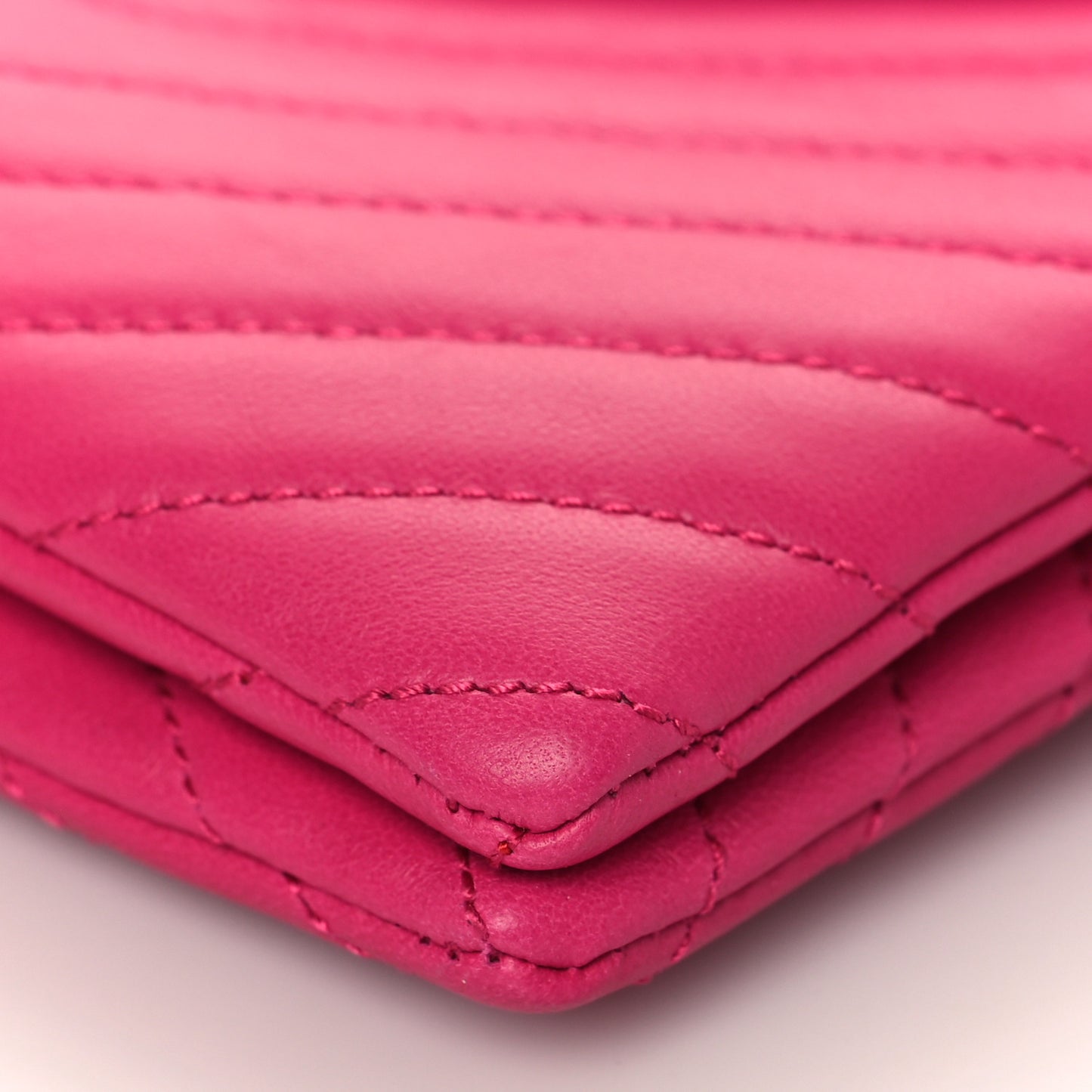 Lambskin Quilted Double Flap Bag Pink