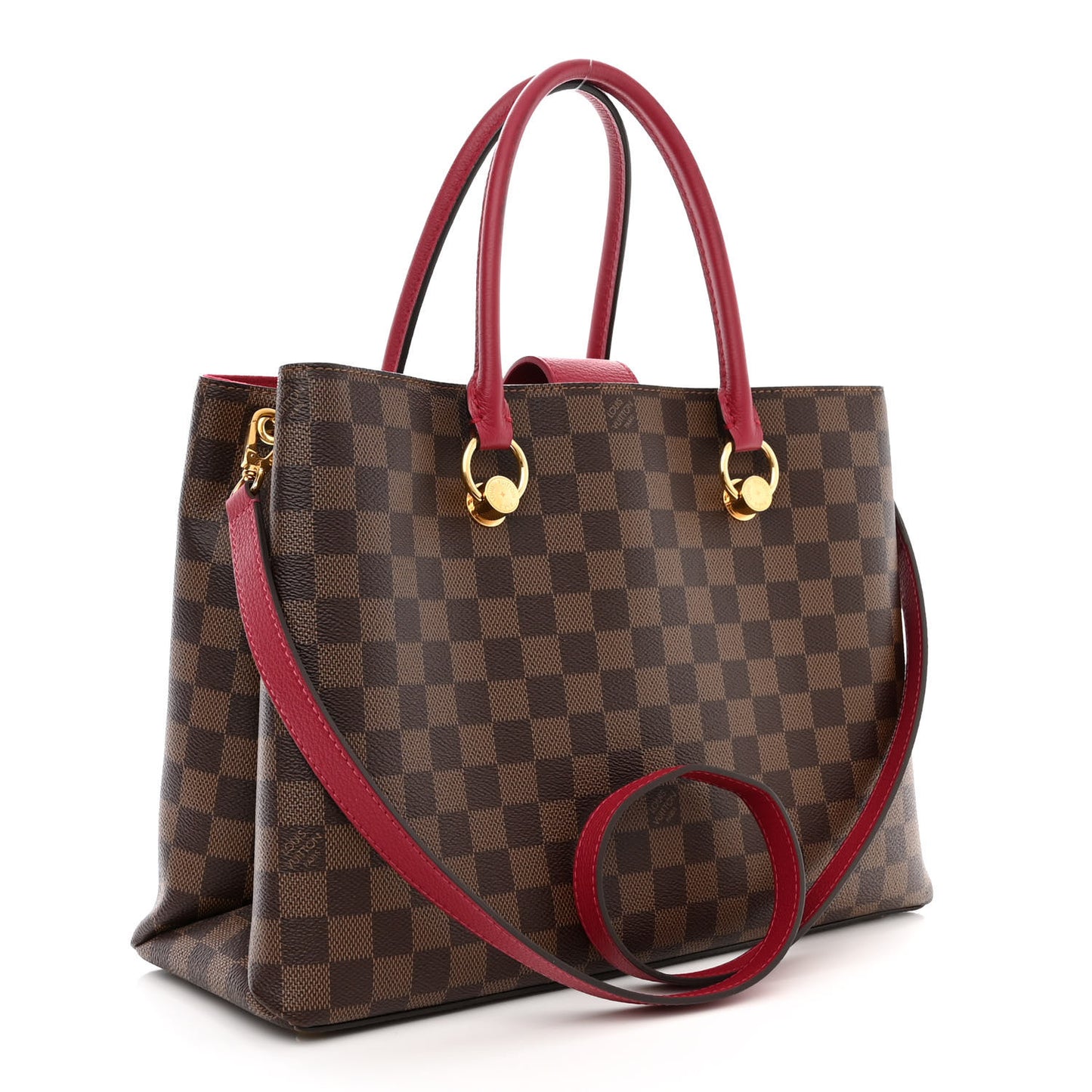 Damier Ebene LV Riverside Lie De Vin