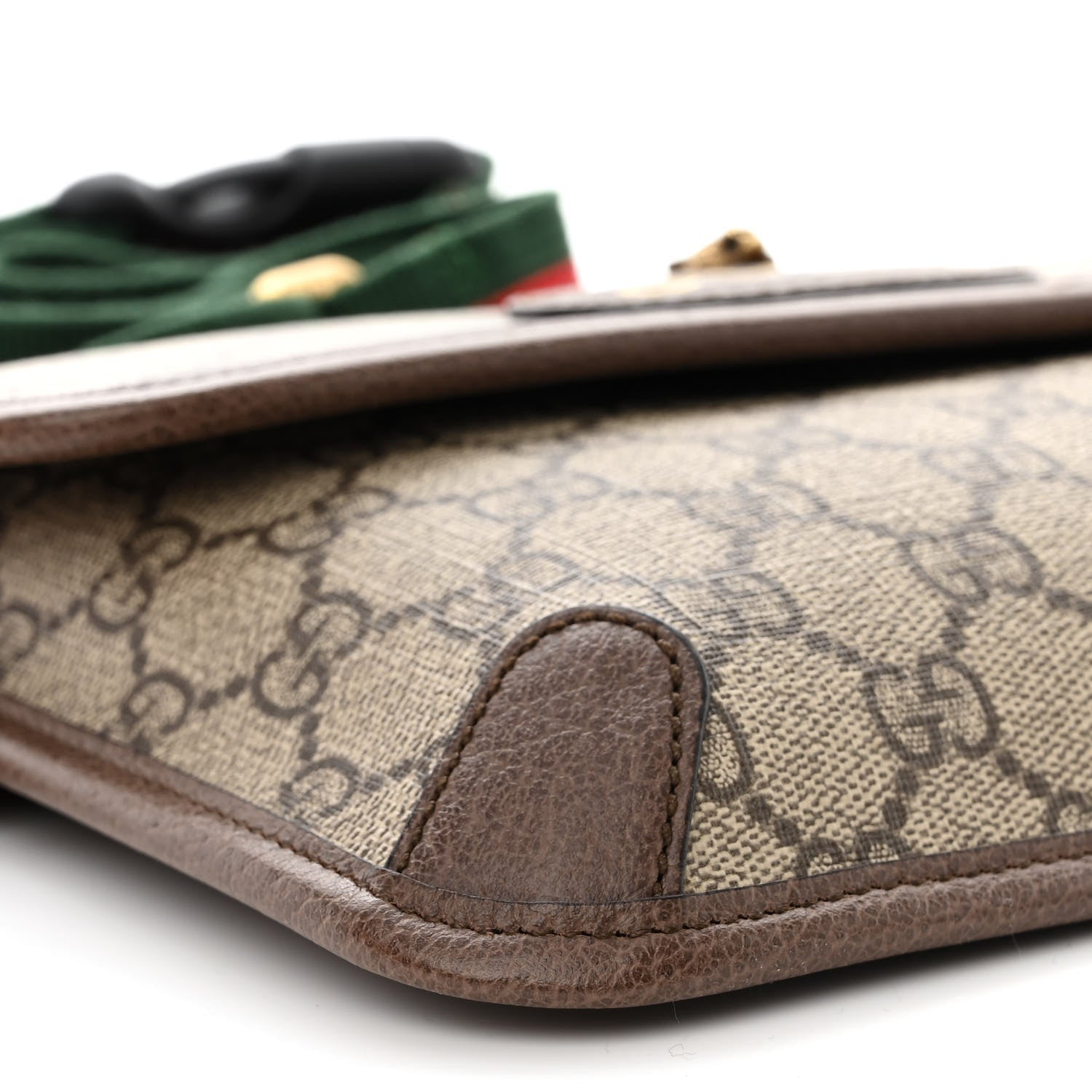 Gucci GG Supreme Monogram Neo Vintage Web Belt Bag Brown 9 of 10