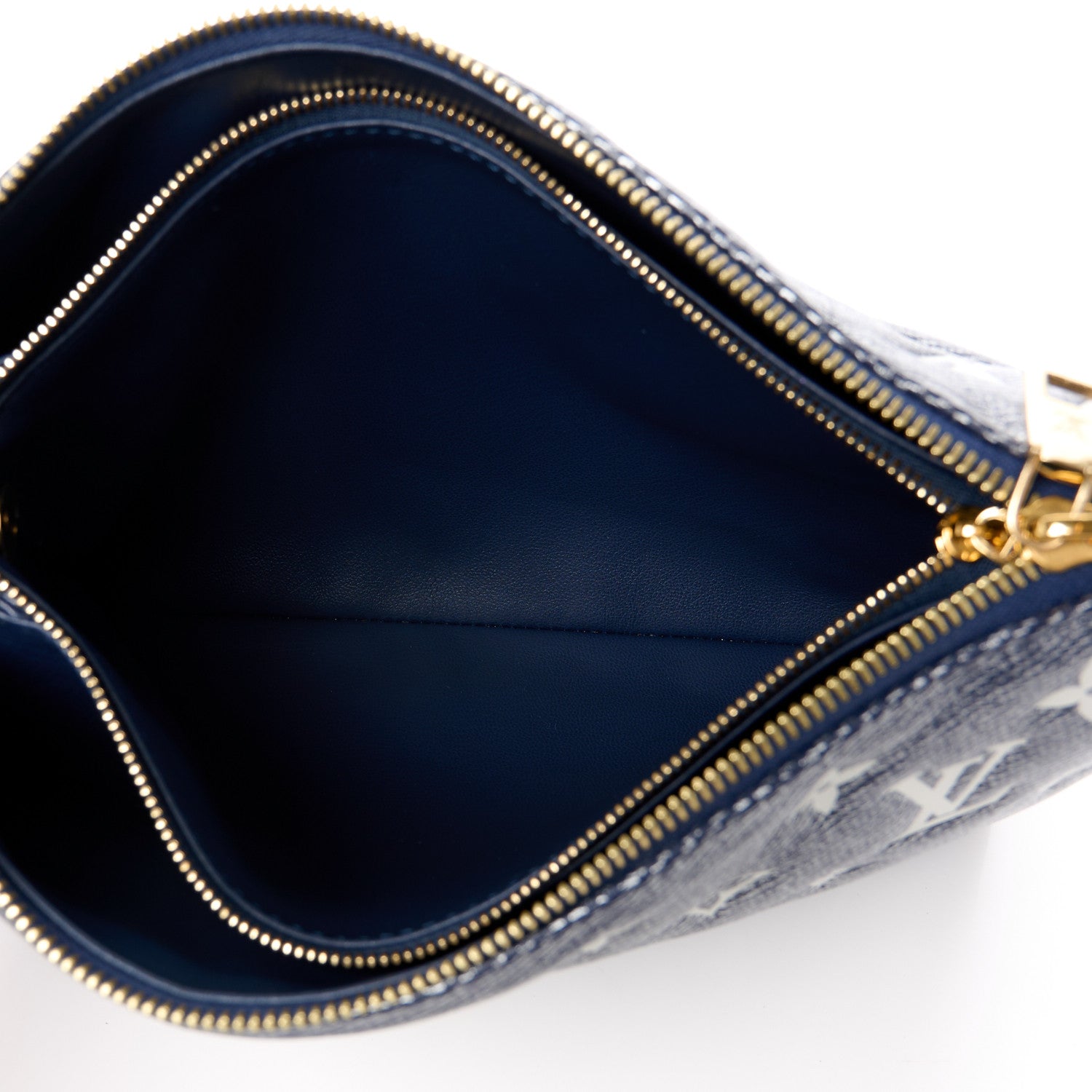 Louis Vuitton Lambskin Printed Monoglam Coussin PM Blue 5 of 12