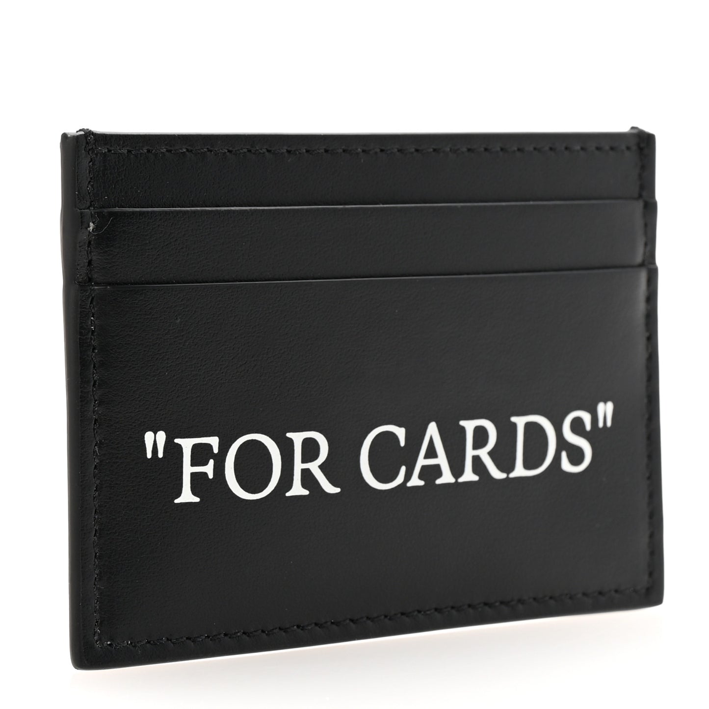 Calfskin For Cards Card Holder Black