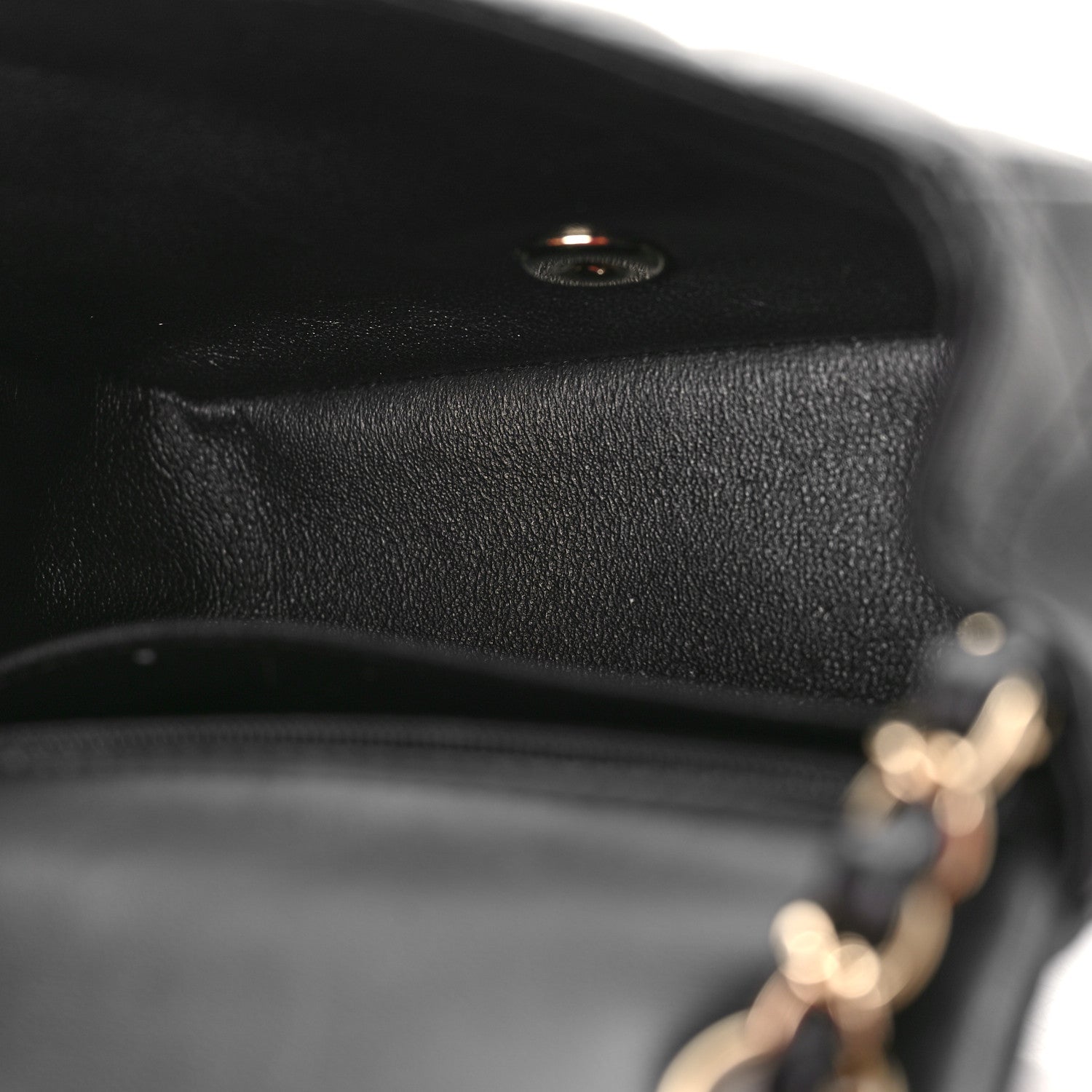 Chanel Lambskin Quilted Mini Square Flap Black 5 of 9