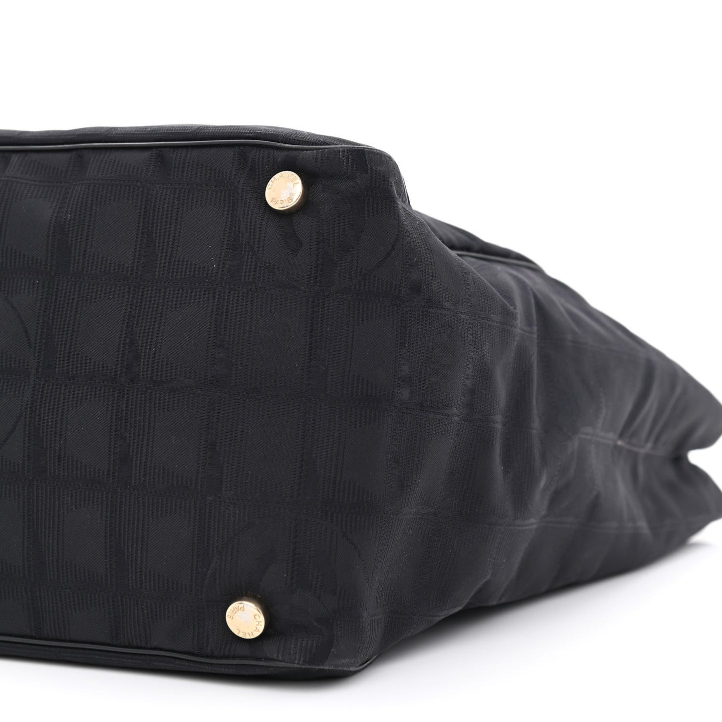 Nylon Medium Travel Tote Black
