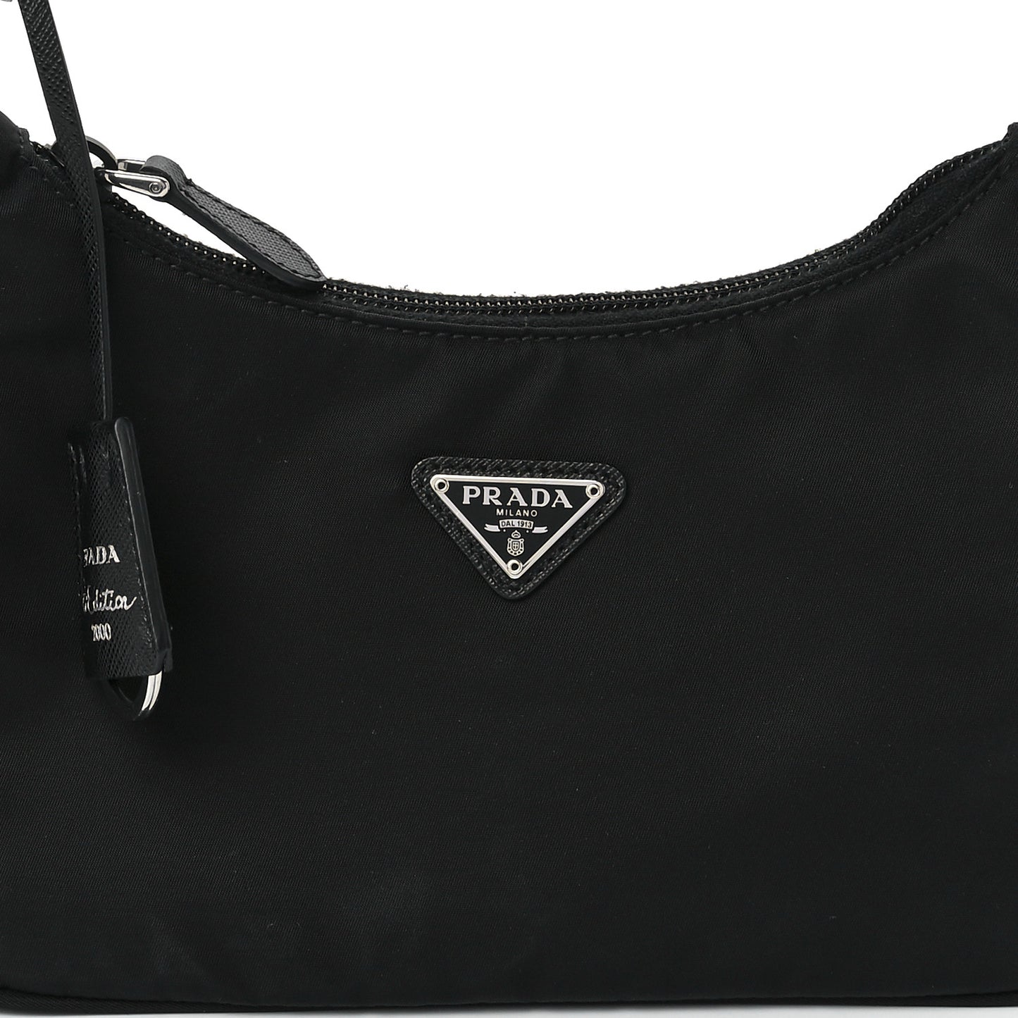 Tessuto Nylon Mini Re-Edition 2000 Bag Black