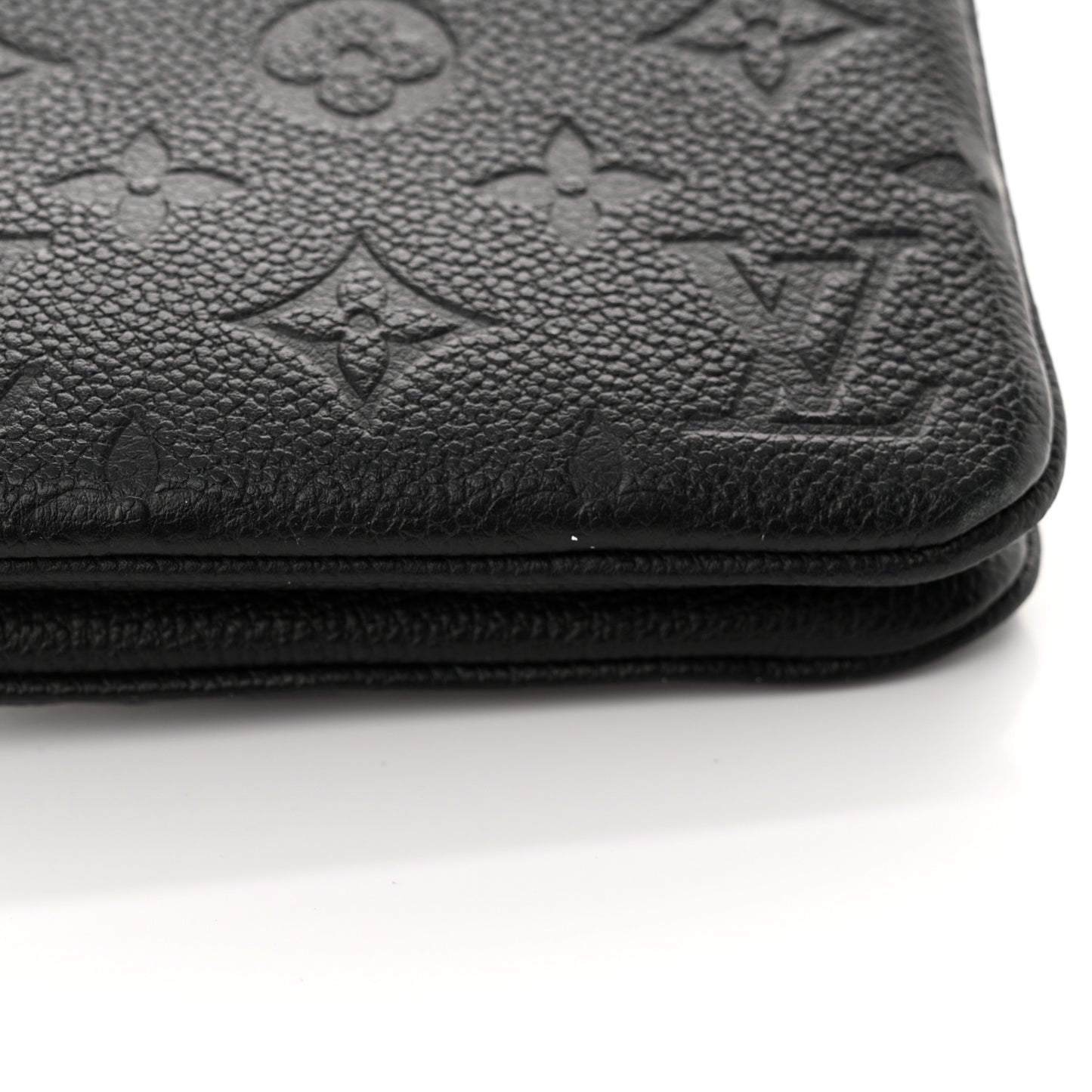 Empreinte Double Zip Pochette Black