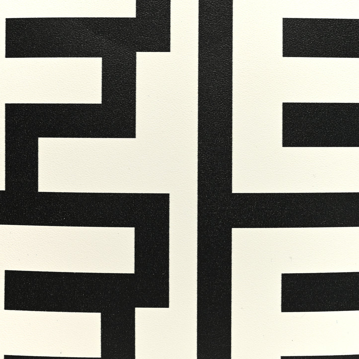 X MARC JACOBS Vitello King Plexiglass Logo Print Mini Fendi Sunshine Shopper Tote Black White