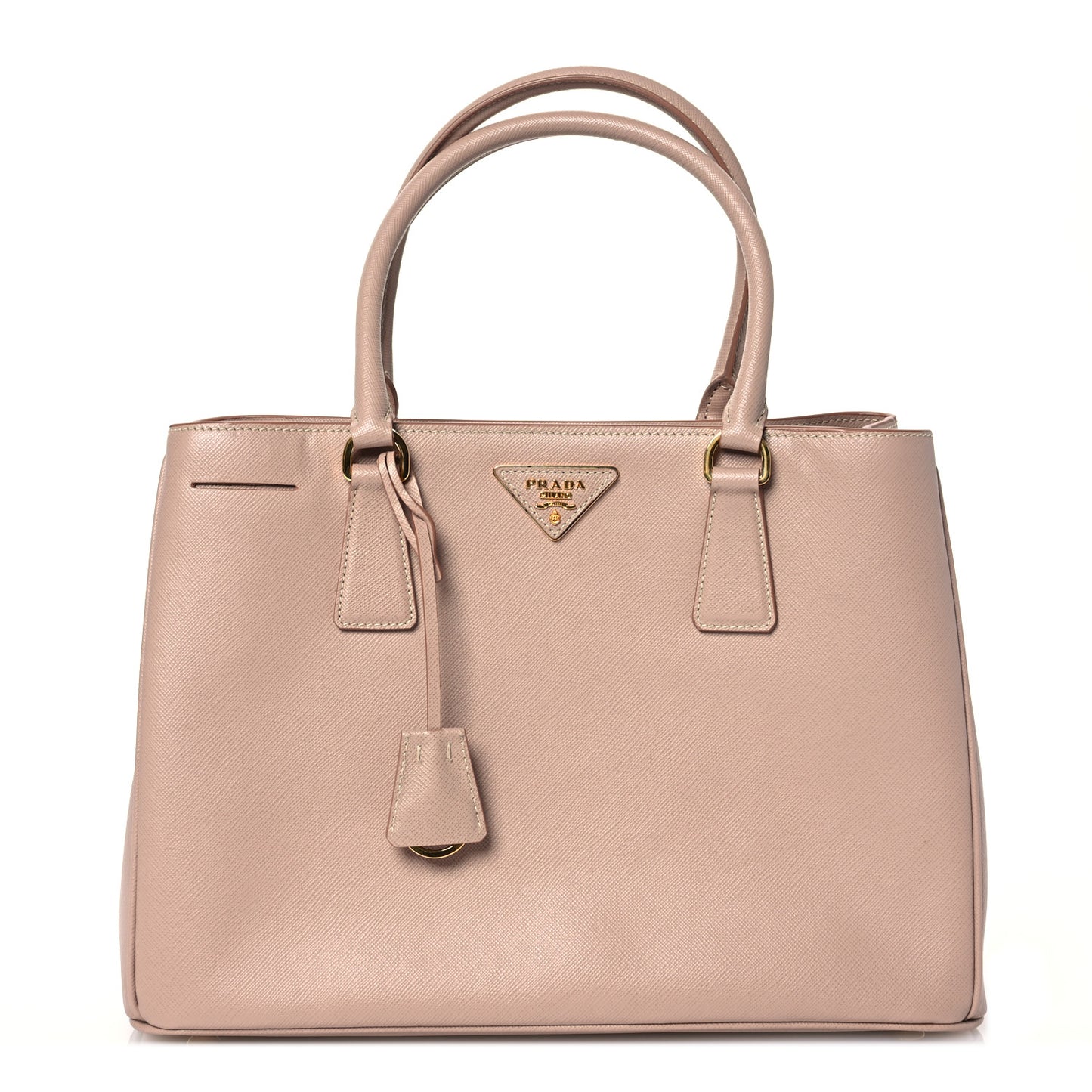 Saffiano Lux Medium Tote Cammeo