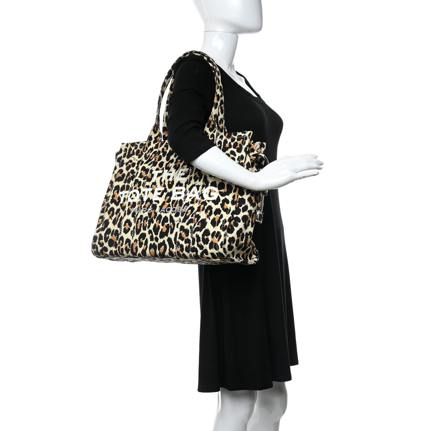 Cotton Canvas Leopard Print The Traveler Tote Bag