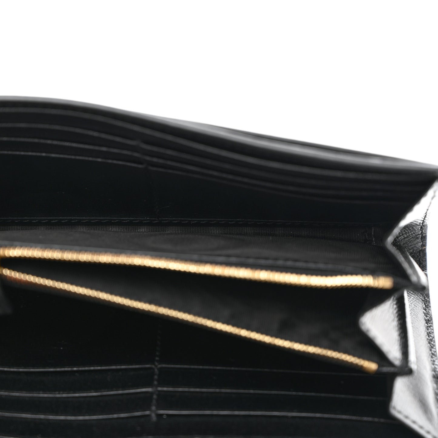 Azalea Calfskin GG Monogram Bi-Color Debossed Jackie 1961 Chain Wallet Mystic White Black