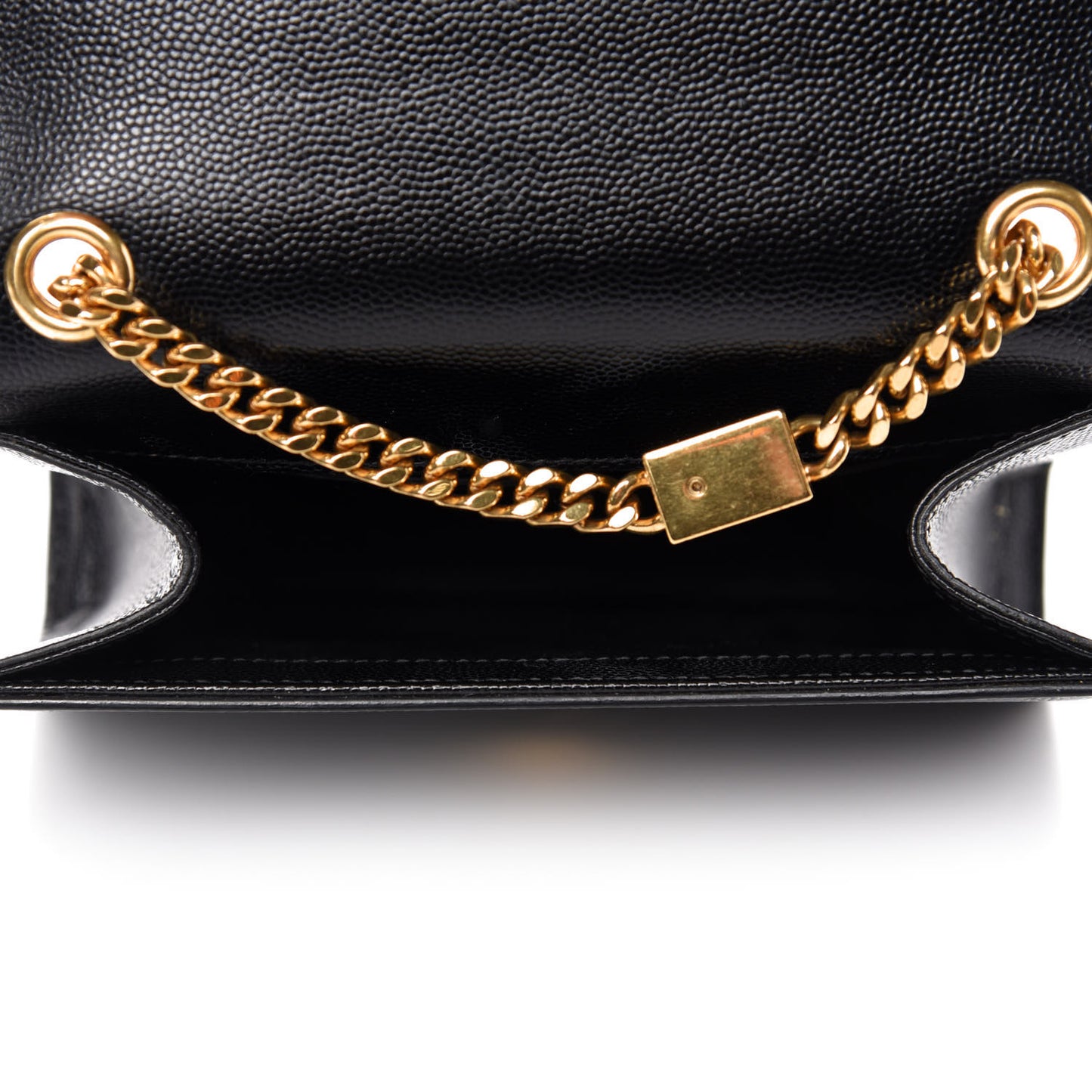 Grain De Poudre Small Monogram Kate Satchel Black
