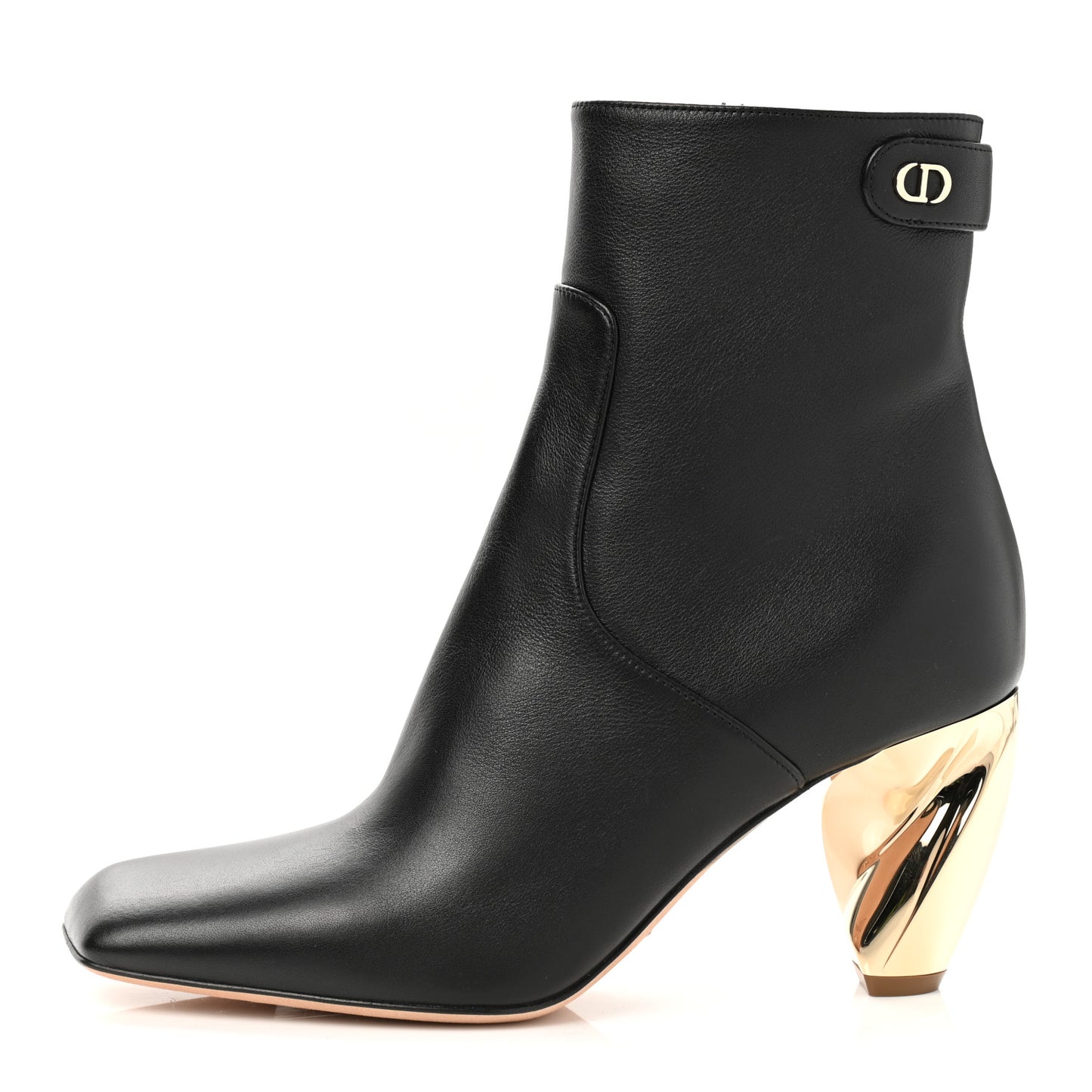 Soft Calfskin Rhodes 80mm Ankle Boots 35 Black