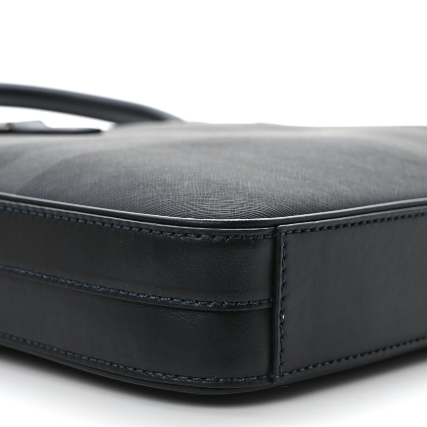 London Check Ainsworth Briefcase Dark Charcoal