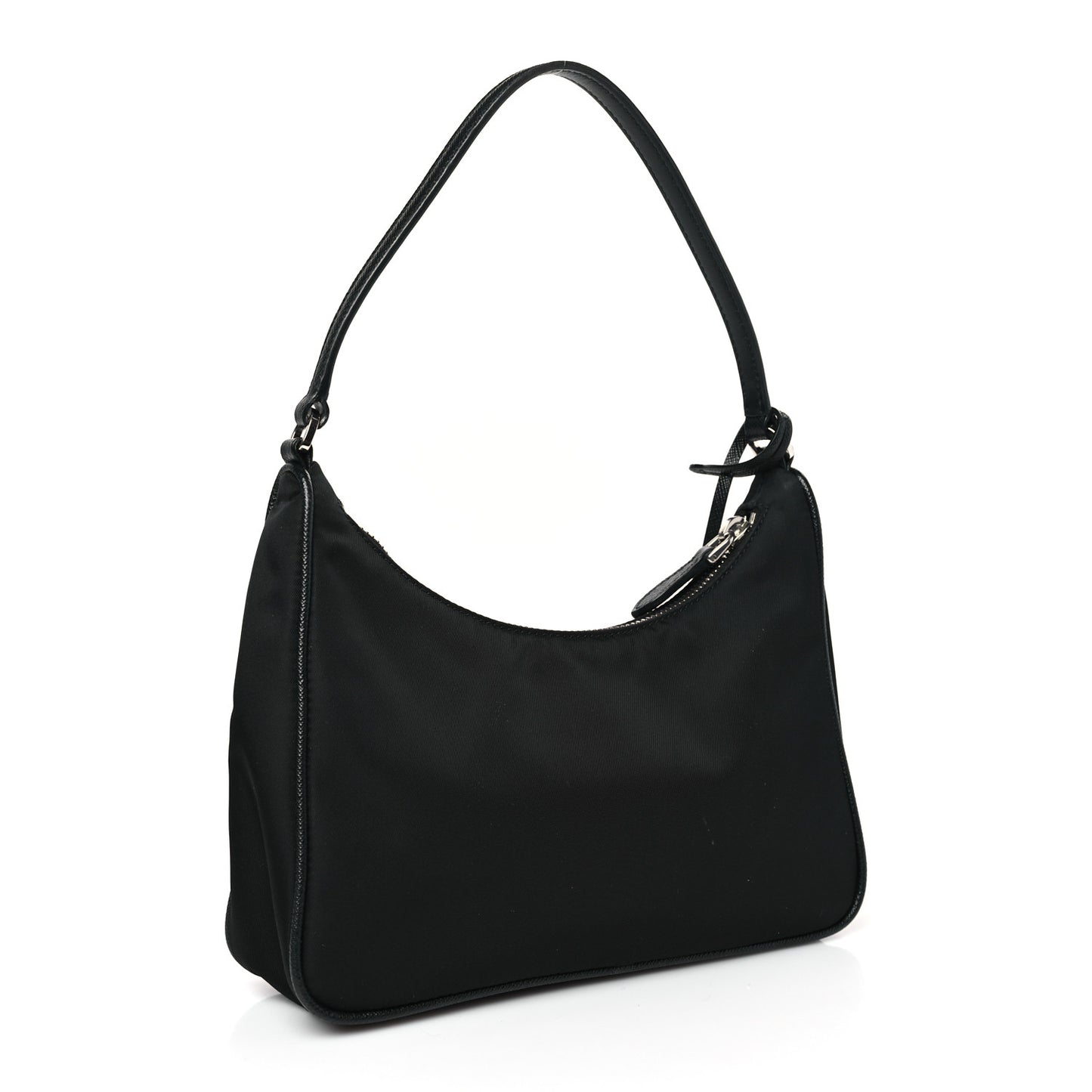 Tessuto Nylon Saffiano Mini Re-Edition 2005 Bag Black