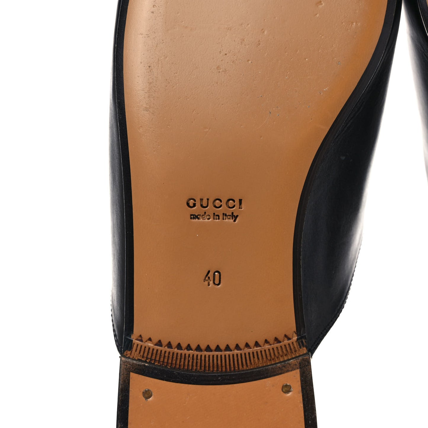 Calfskin Womens Princetown Slippers 40 Black