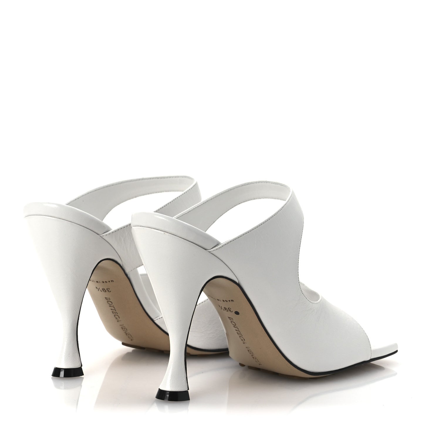 Nappa Crunch Lux Sandals 39.5 Optic White