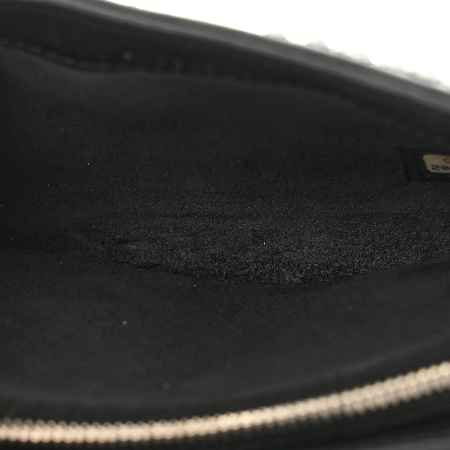 Calfskin Strass Studded Mini Phone Holder Clutch Black