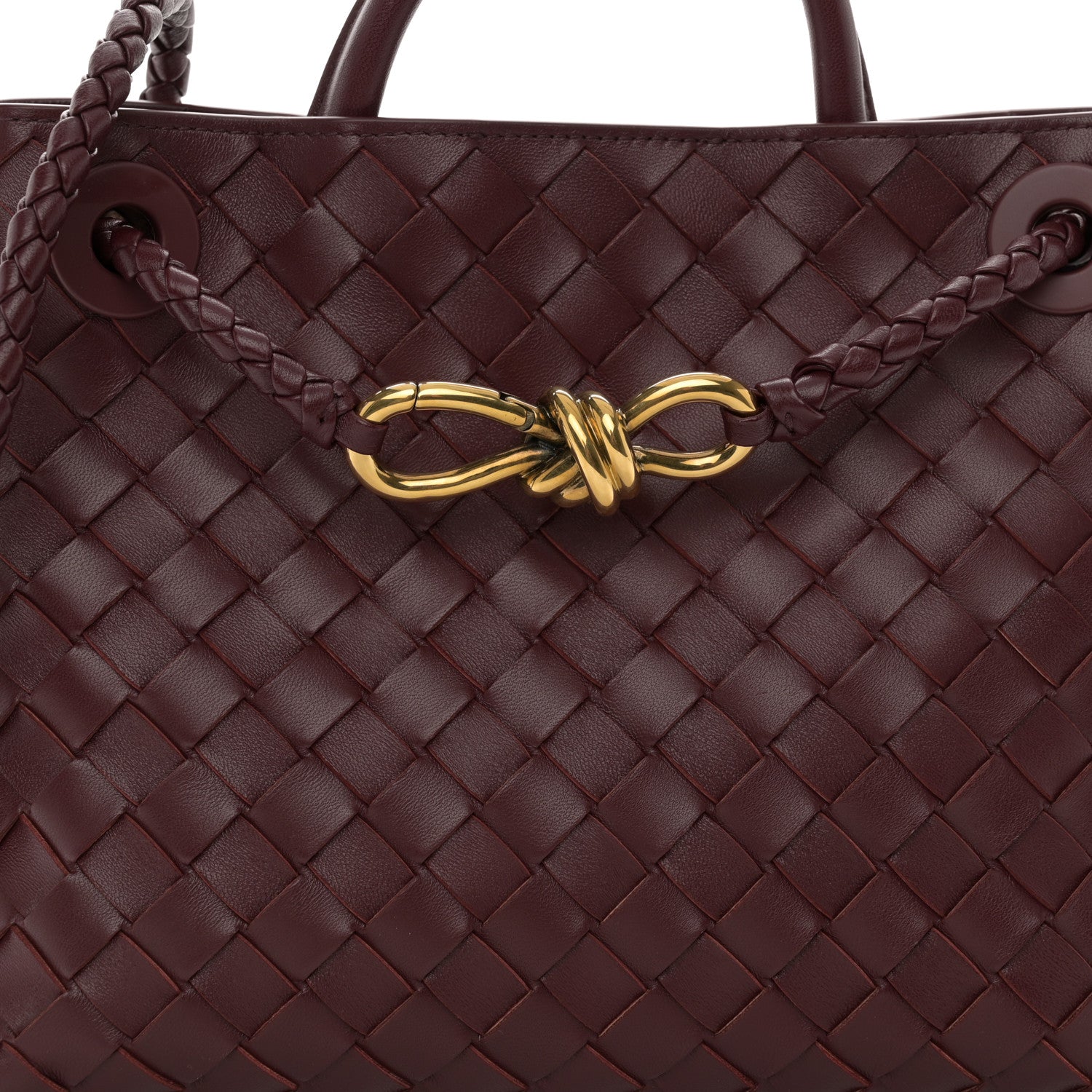 Bottega Veneta Nappa Intrecciato Small Andiamo Shoulder Bag Barolo 6 of 8