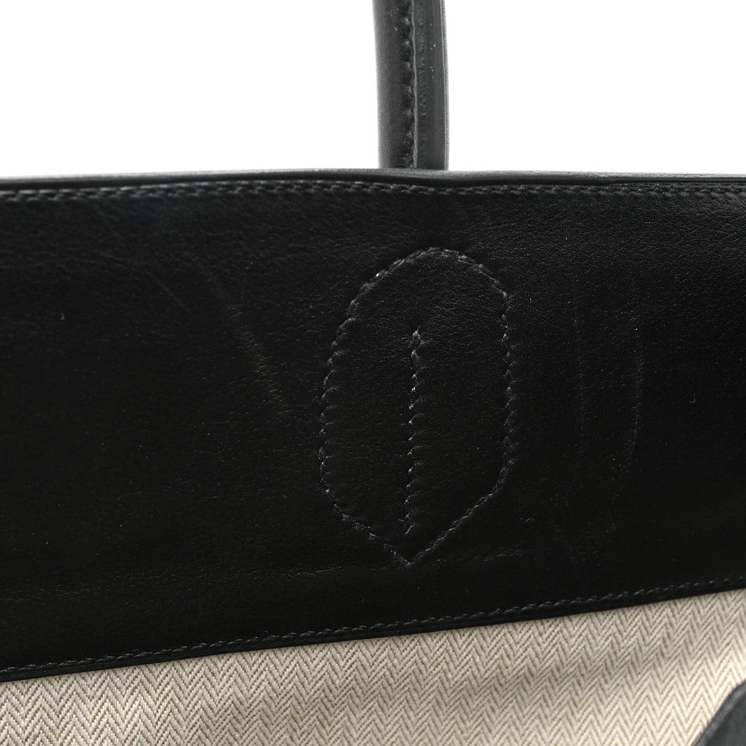 Hermes Hunter Criss Viking Evercolor HAC Birkin 40 Ecru Black 8 of 13