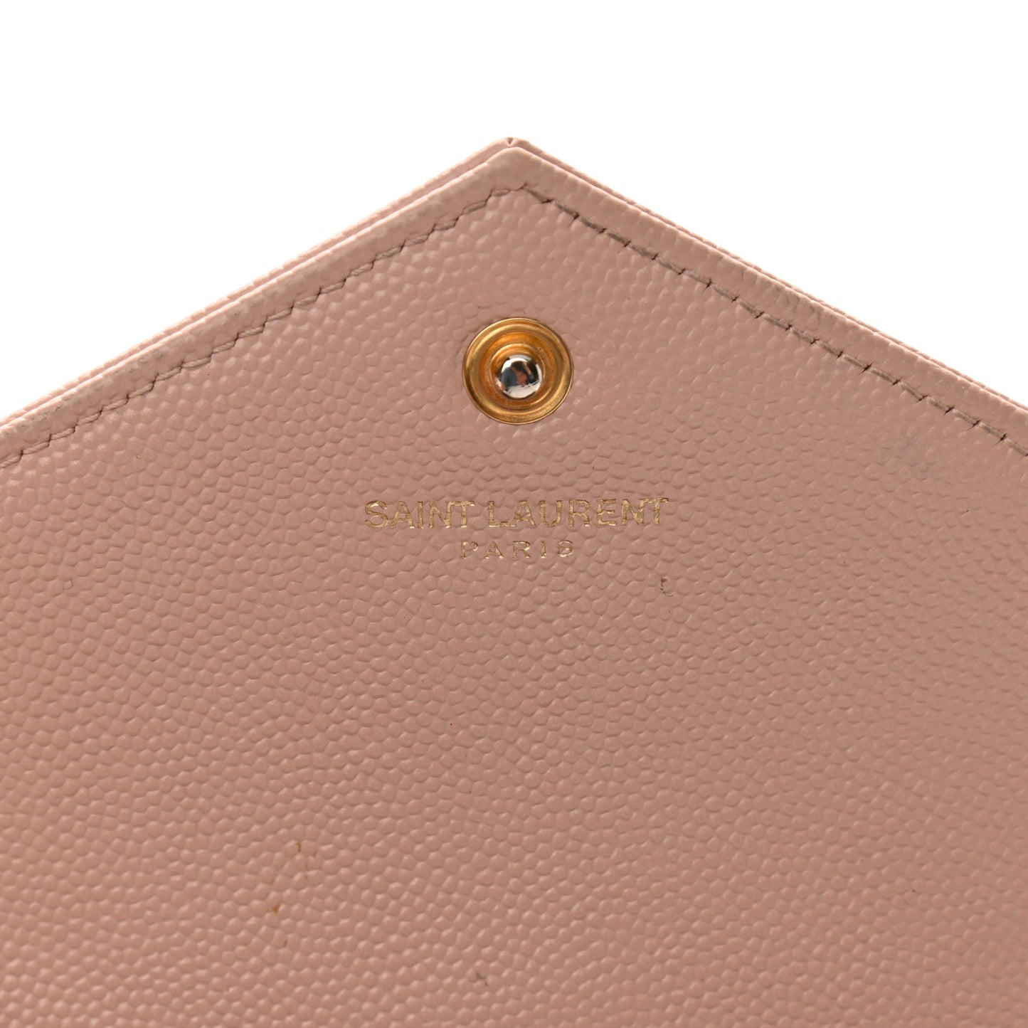 Grain De Poudre Matelasse Chevron Monogram Chain Wallet Pale Pink