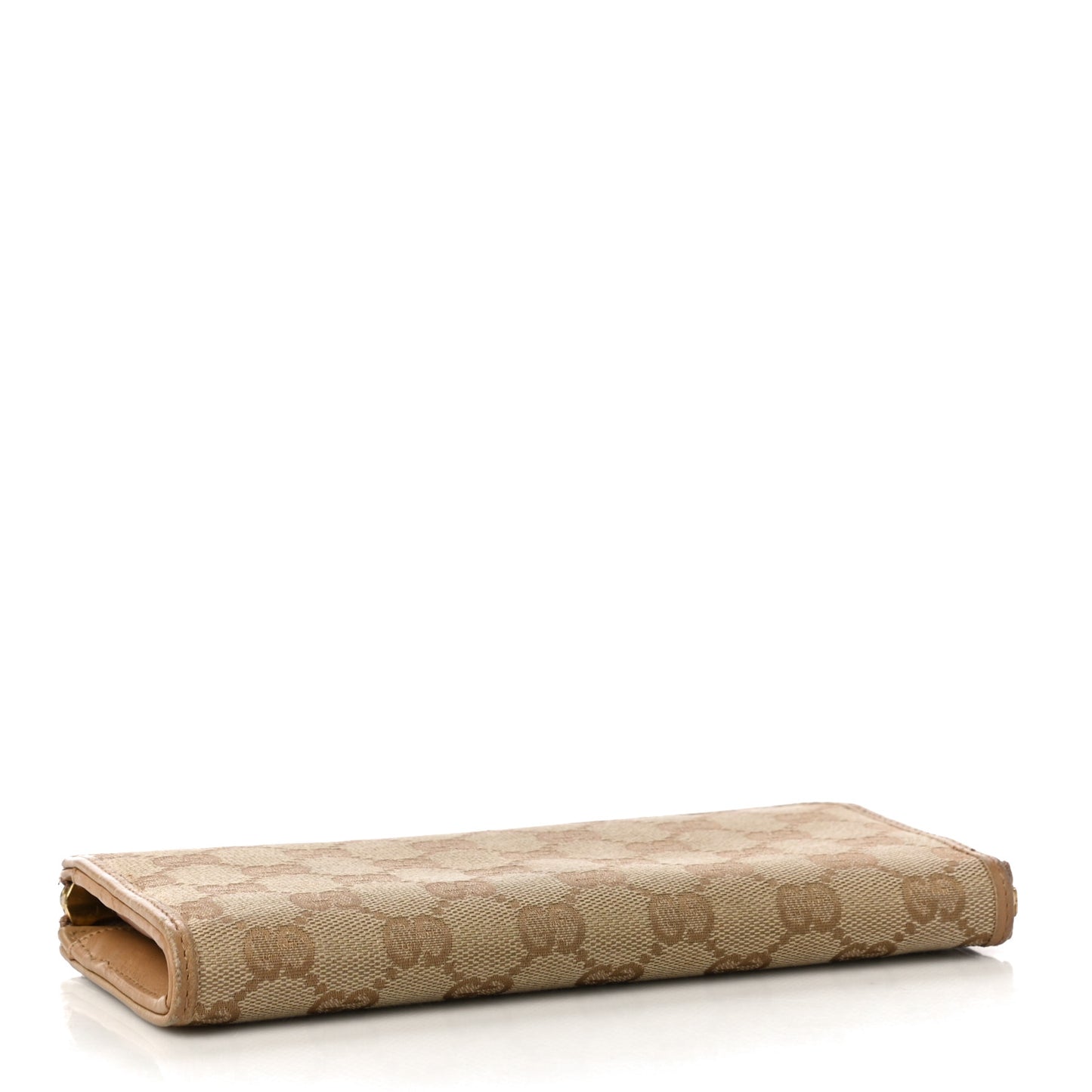 Calfskin Monogram Zip Around Wallet Tan