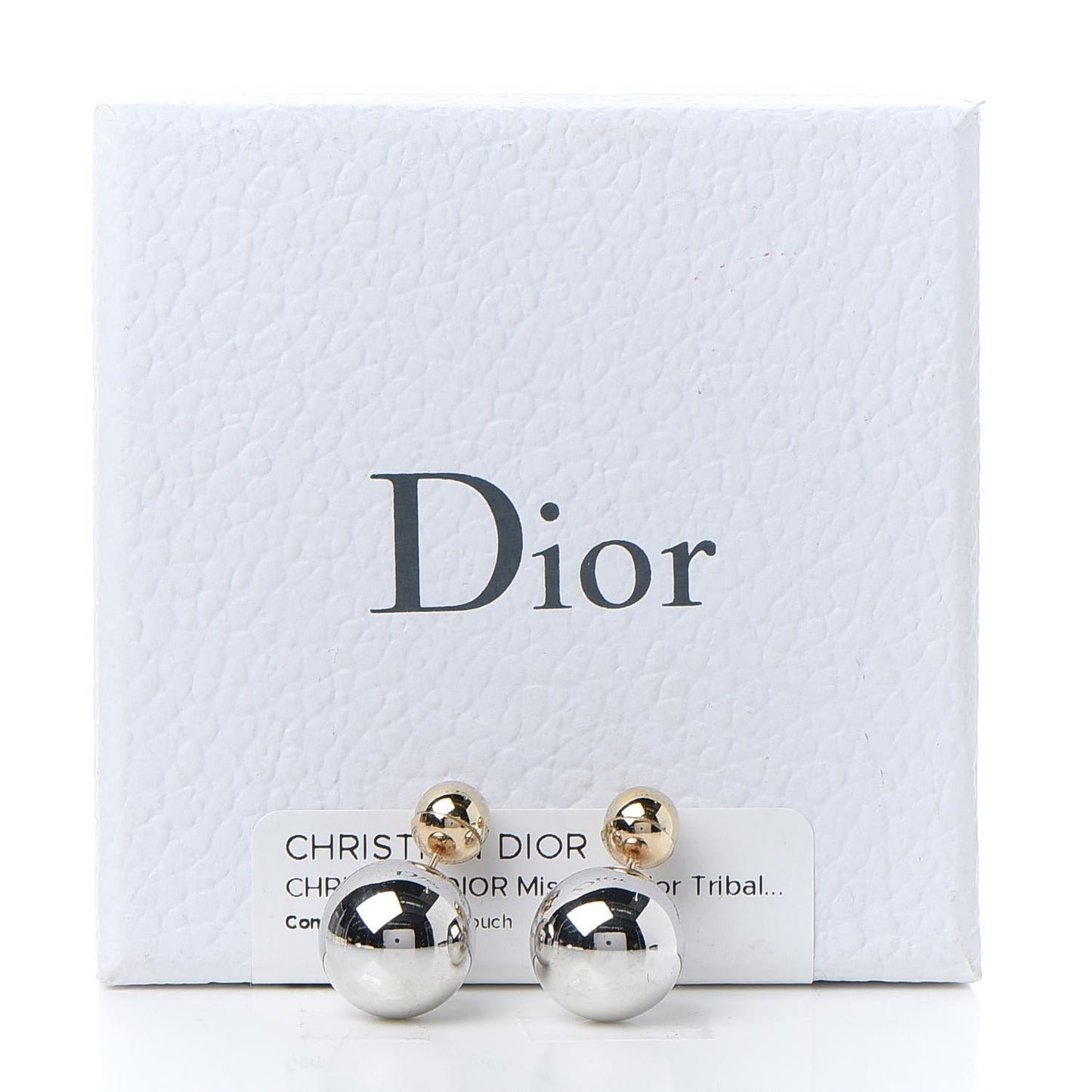 Mise En Dior Tribal Earrings Gold Silver
