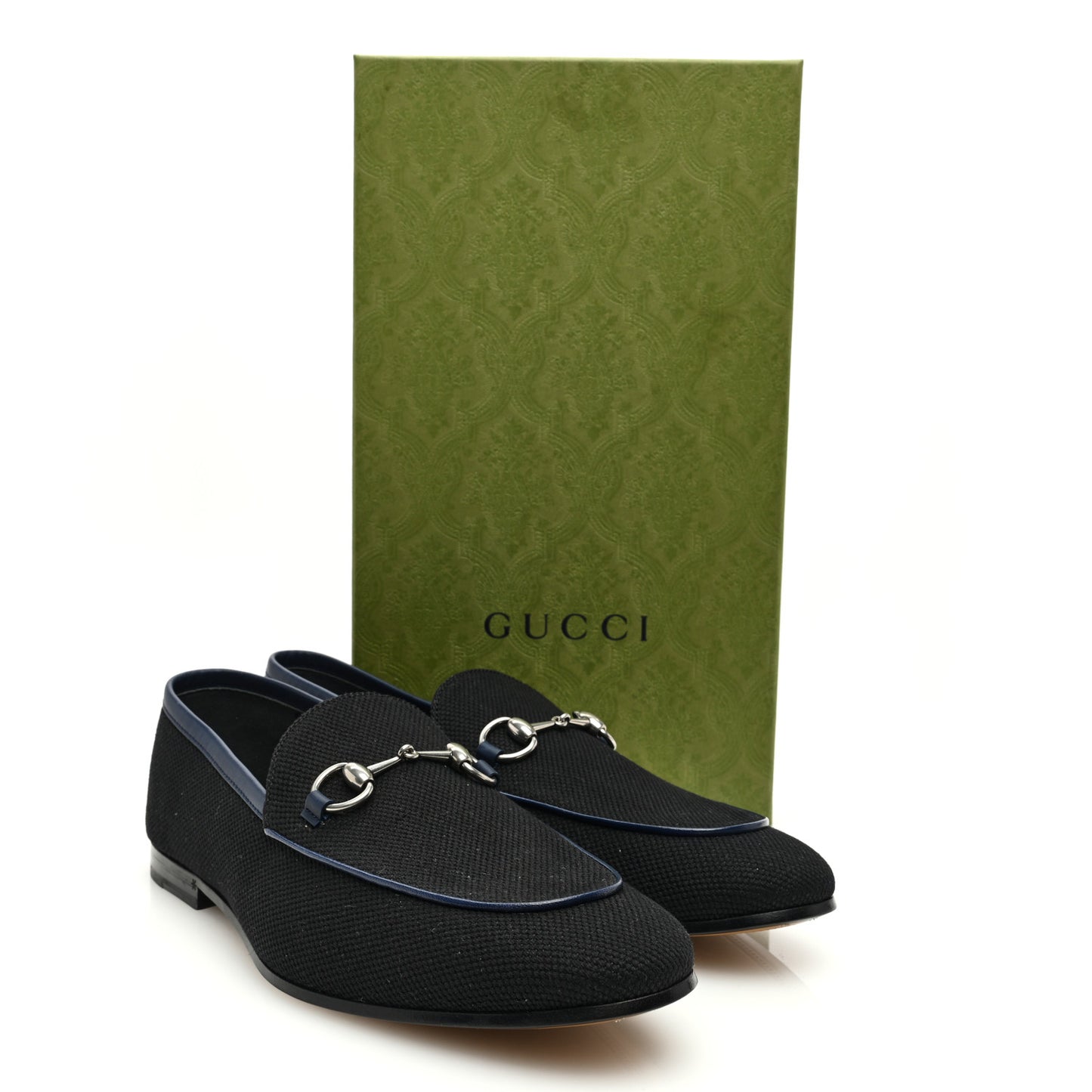 Canvas Horsebit Mens Jordaan Loafers 11 Black