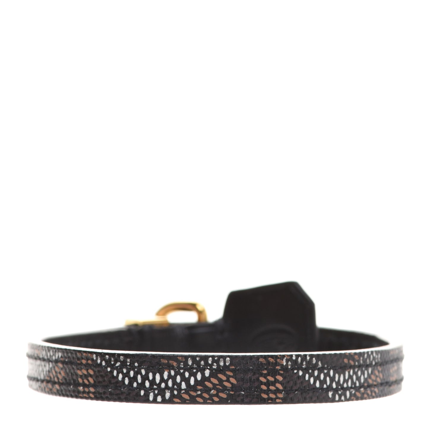 Goyardine Dog Collar Black