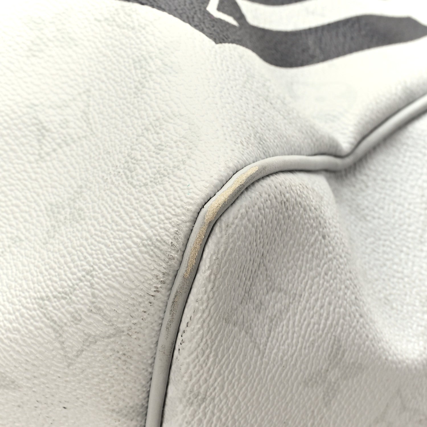 Louis Vuitton Monogram Logo Keepall Bandouliere 50 White 8 of 10