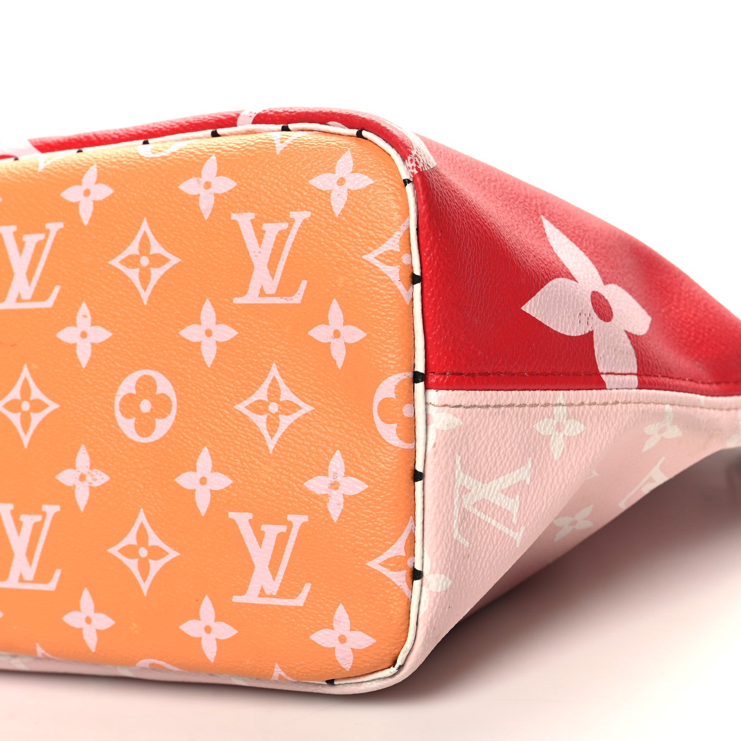 Louis Vuitton Monogram Giant Neverfull MM Rouge 9 of 10