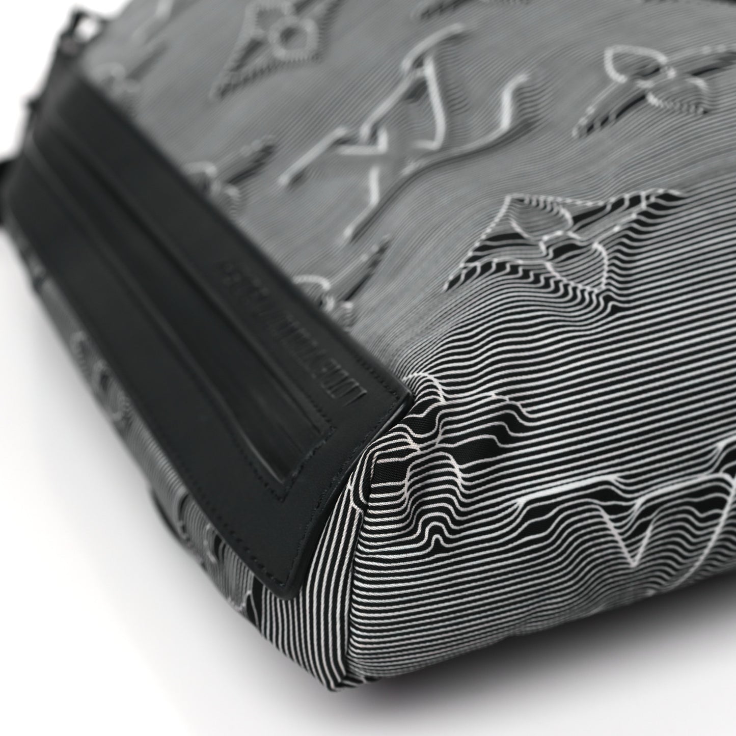 Monogram 3D 2054 Drawstring Backpack Grey Black