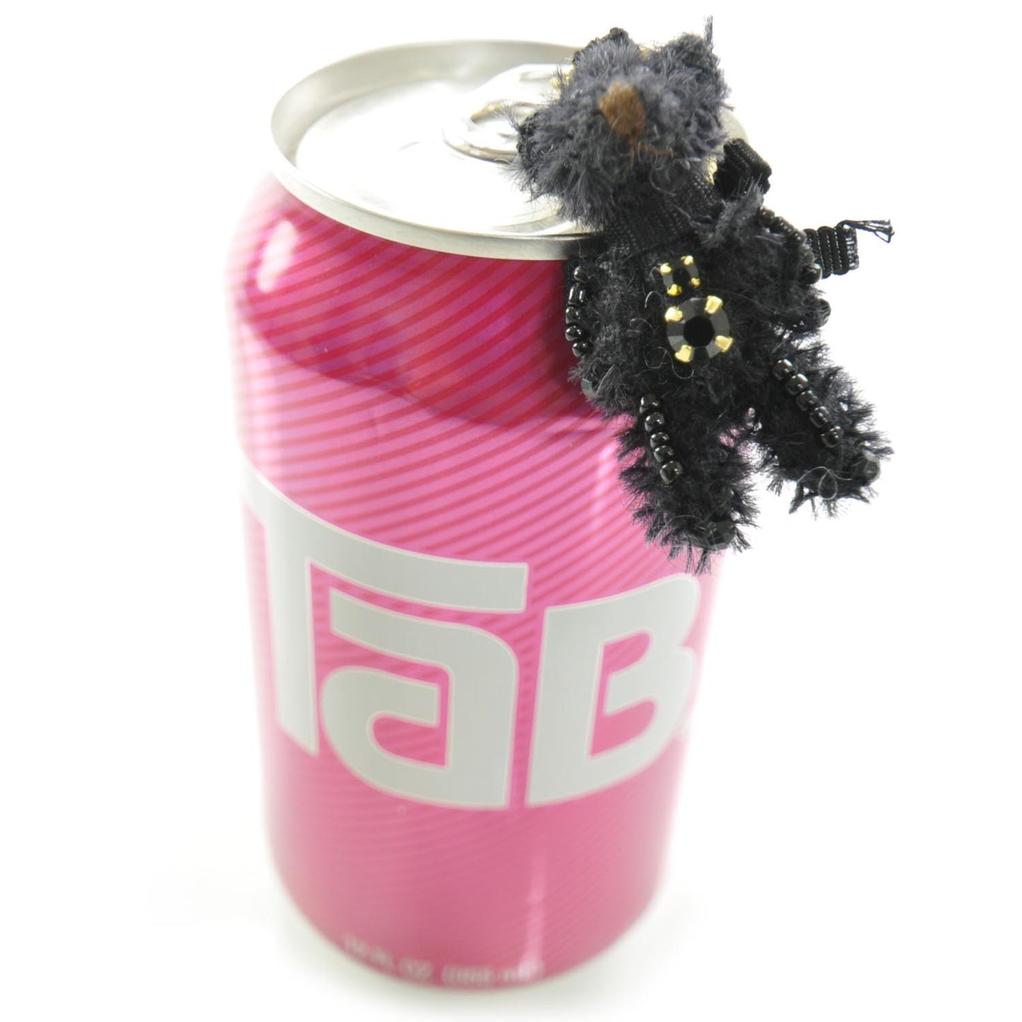 Teddy Bear Keychain Black