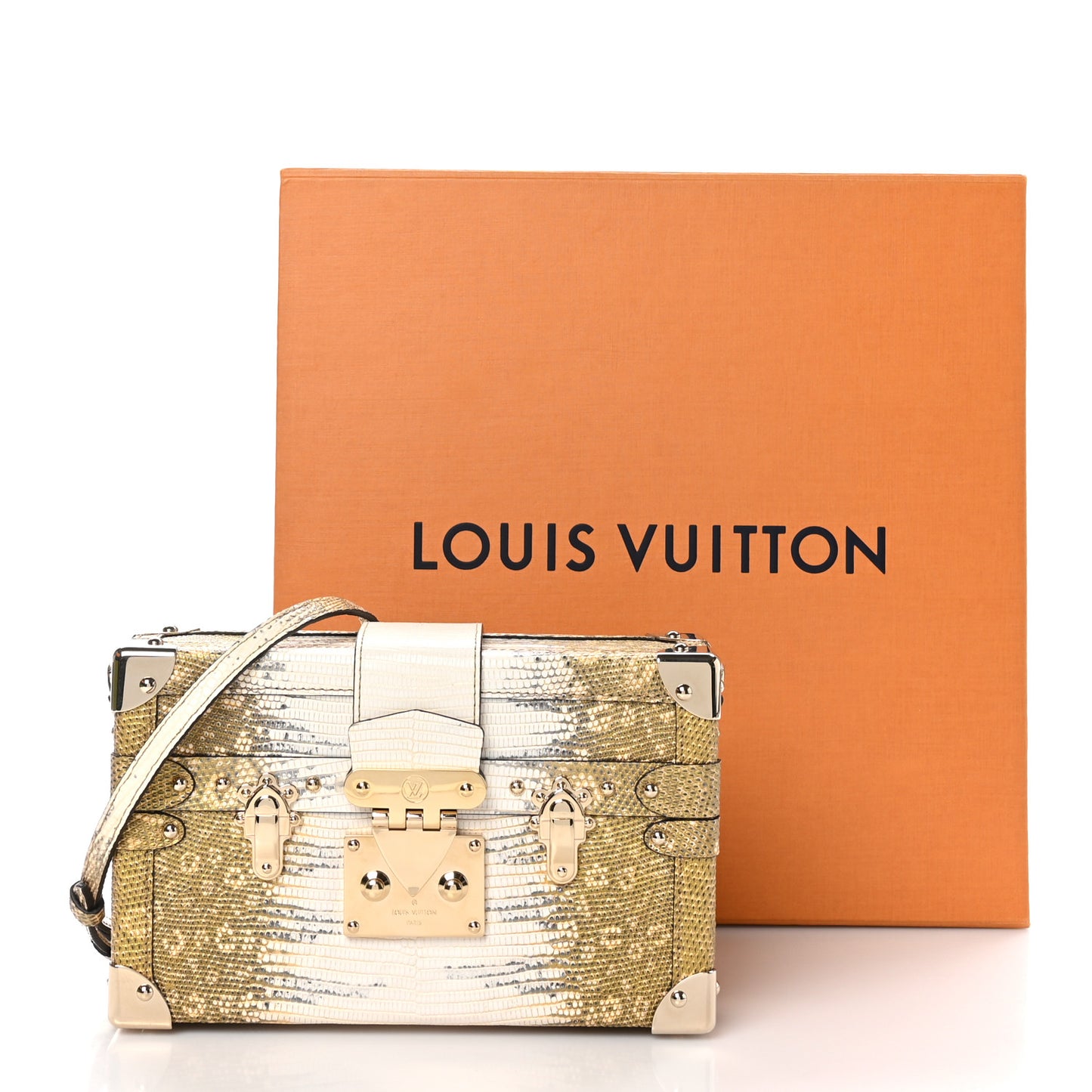 Lizard Petite Malle Vegetal Luxe