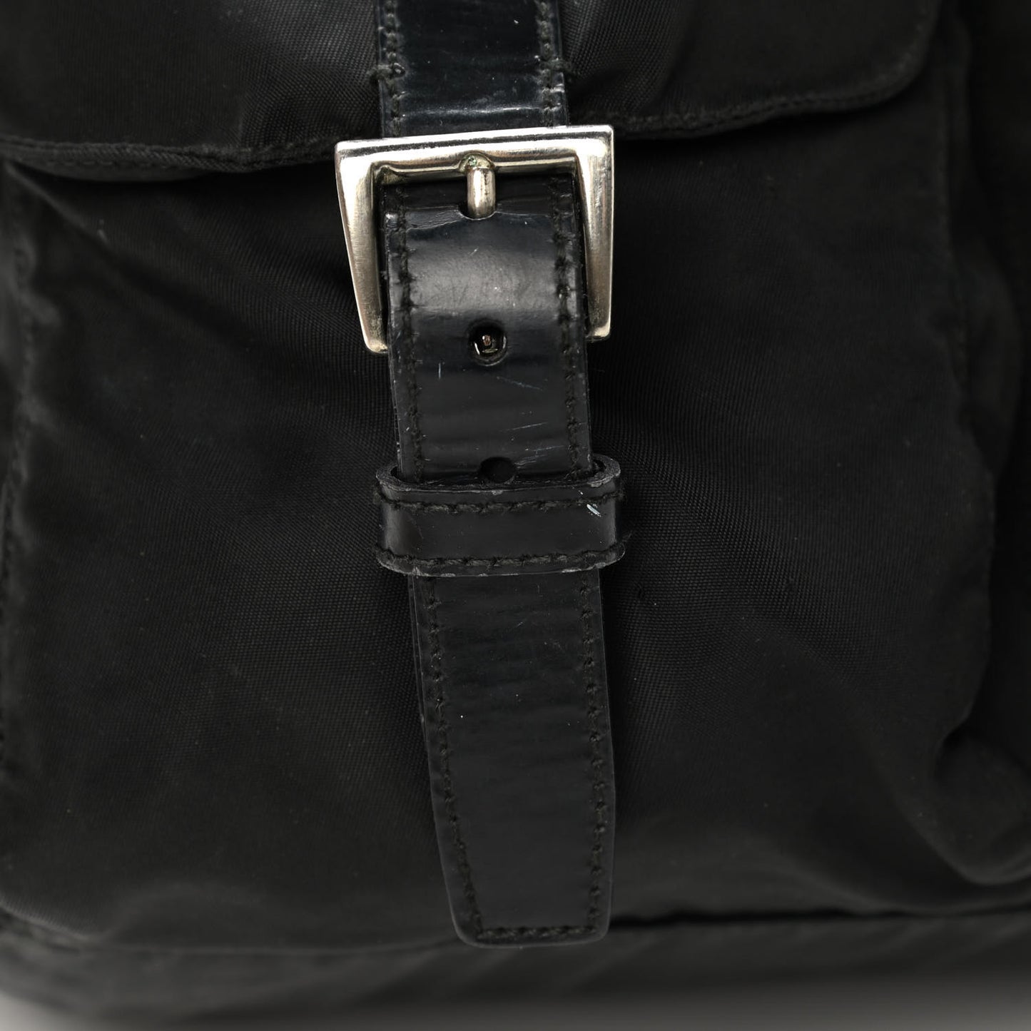 Nylon Vela Medium Backpack Black