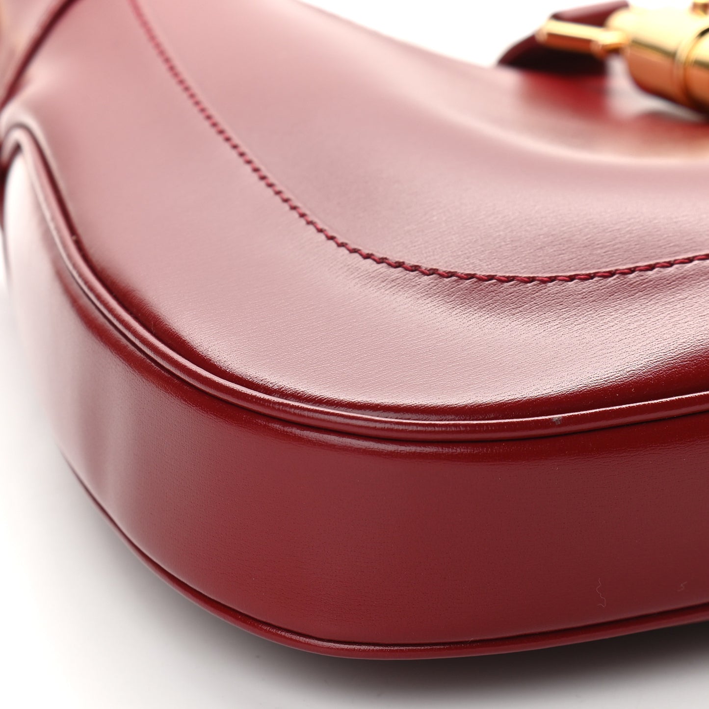 Boarded Dyana Lux Calfskin Small Jackie 1961 Hobo New Cherry Red