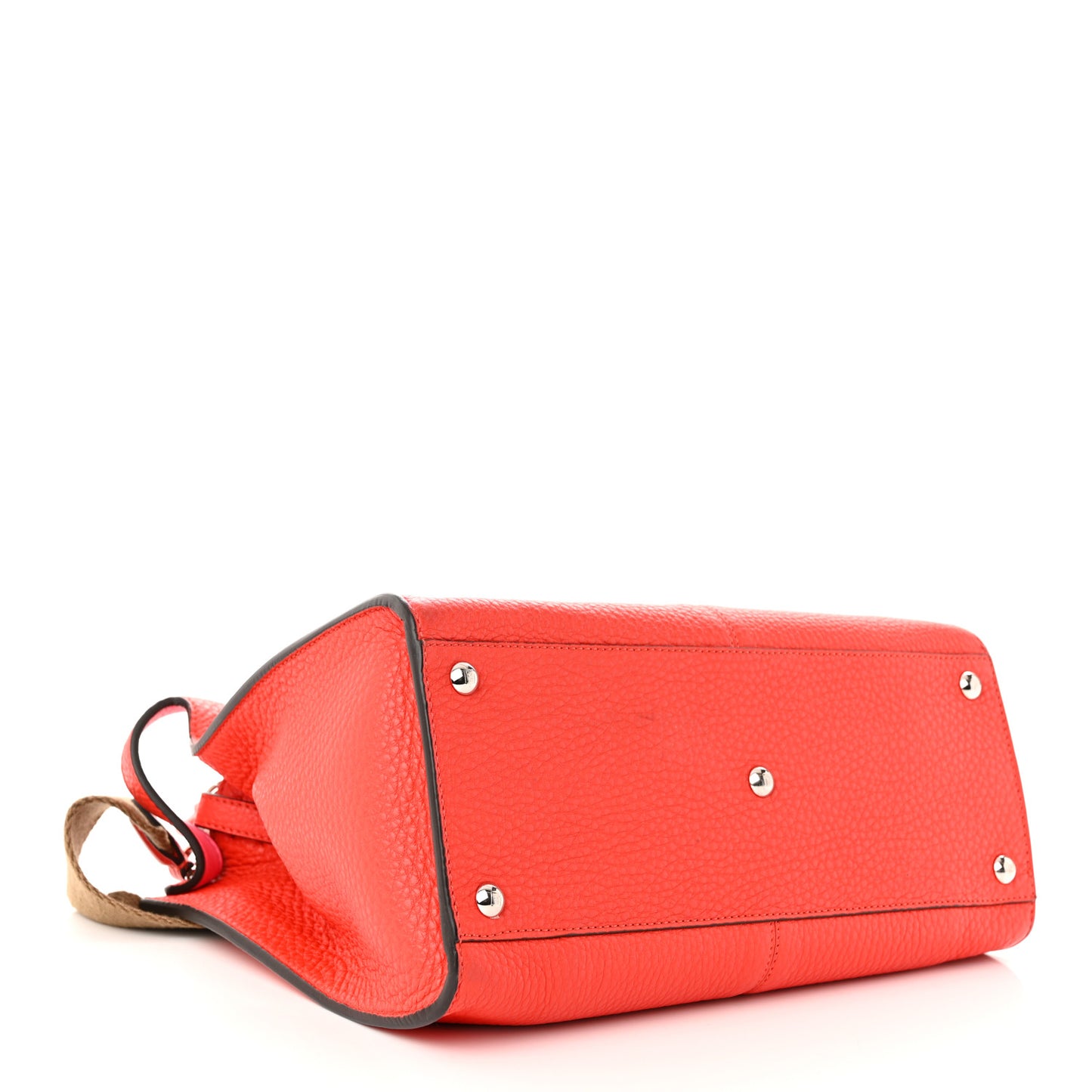 Cuoio Romano Selleria Medium Peekaboo X-Lite Fiamma Rosso